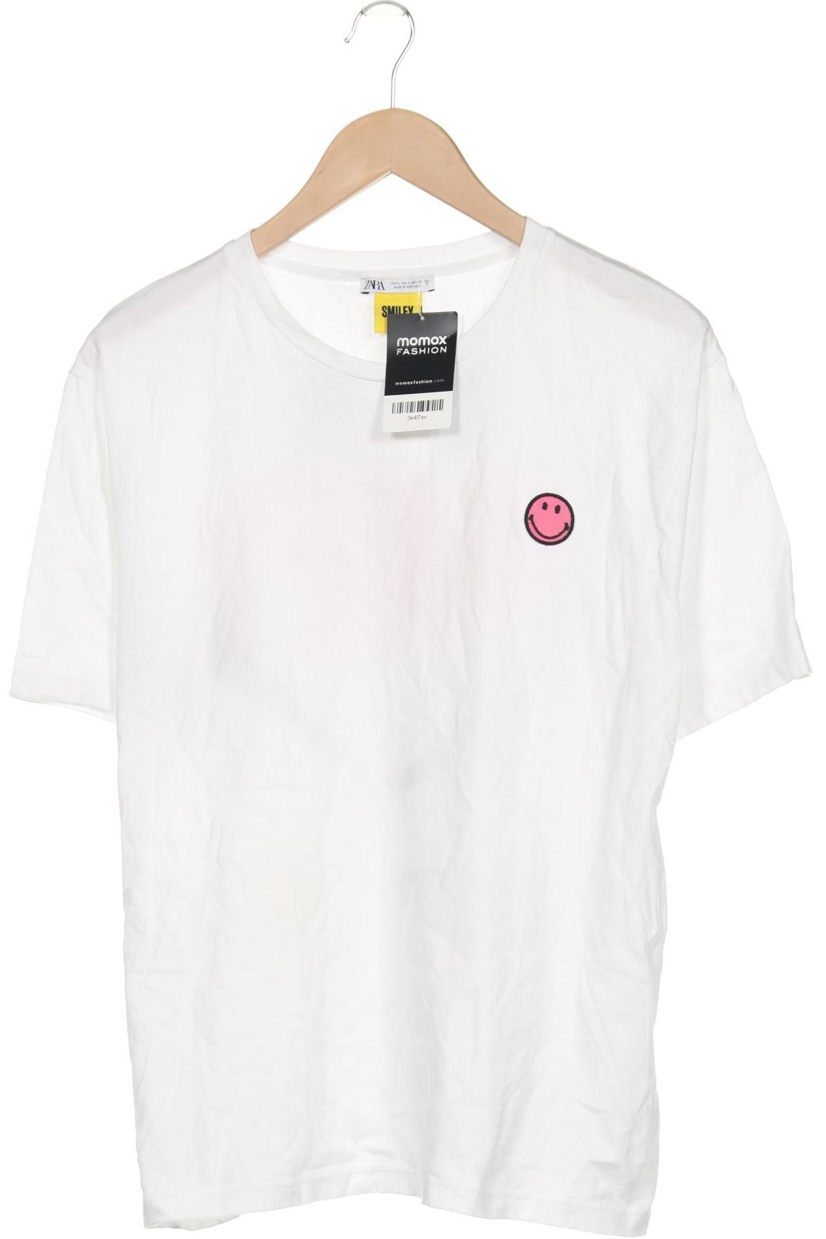 

Zara Damen T-Shirt, weiß, Gr. 42