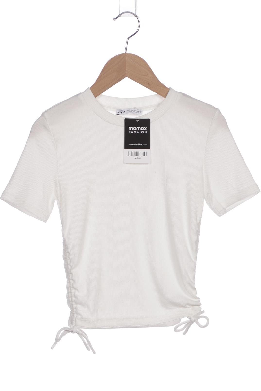 

Zara Damen T-Shirt, weiß, Gr. 36