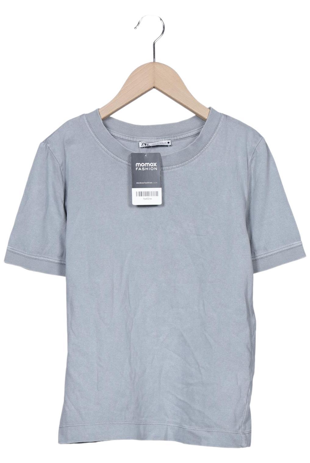 

Zara Damen T-Shirt, grau, Gr. 36