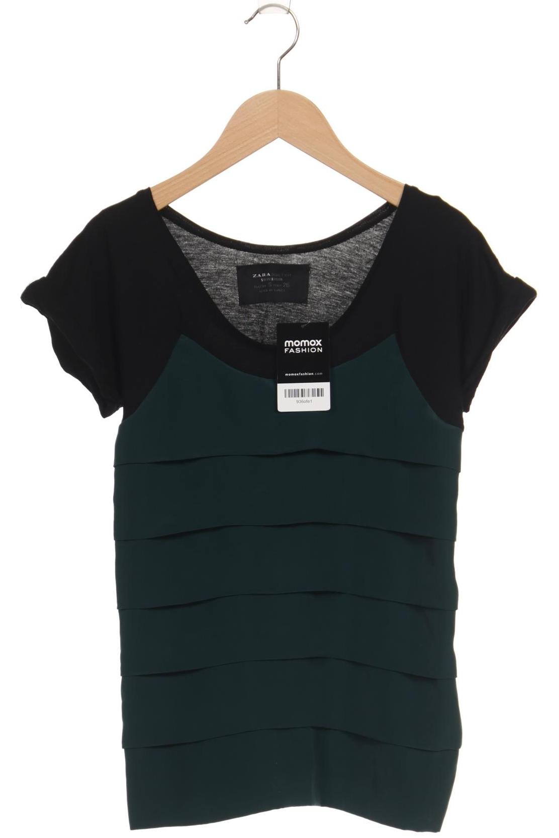 

Zara Damen T-Shirt, schwarz, Gr. 36