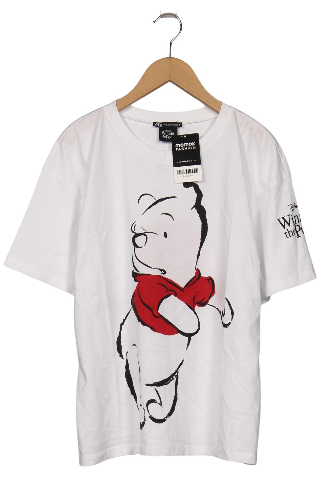 

Zara Damen T-Shirt, weiß, Gr. 36