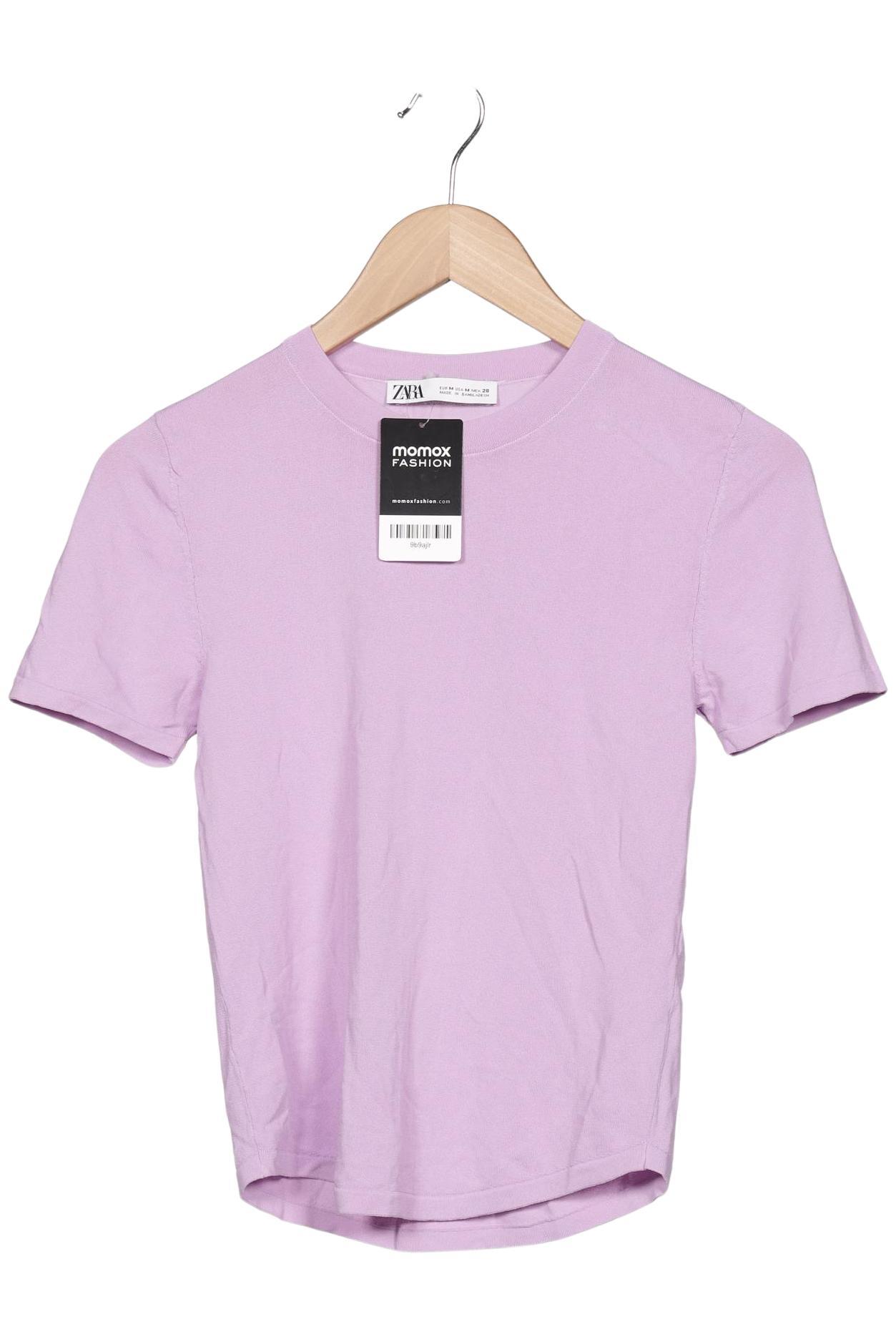 

Zara Damen T-Shirt, flieder, Gr. 38
