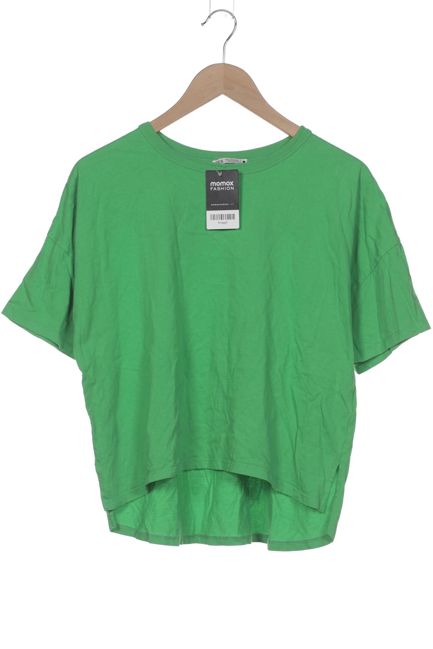 

Zara Damen T-Shirt, grün, Gr. 38