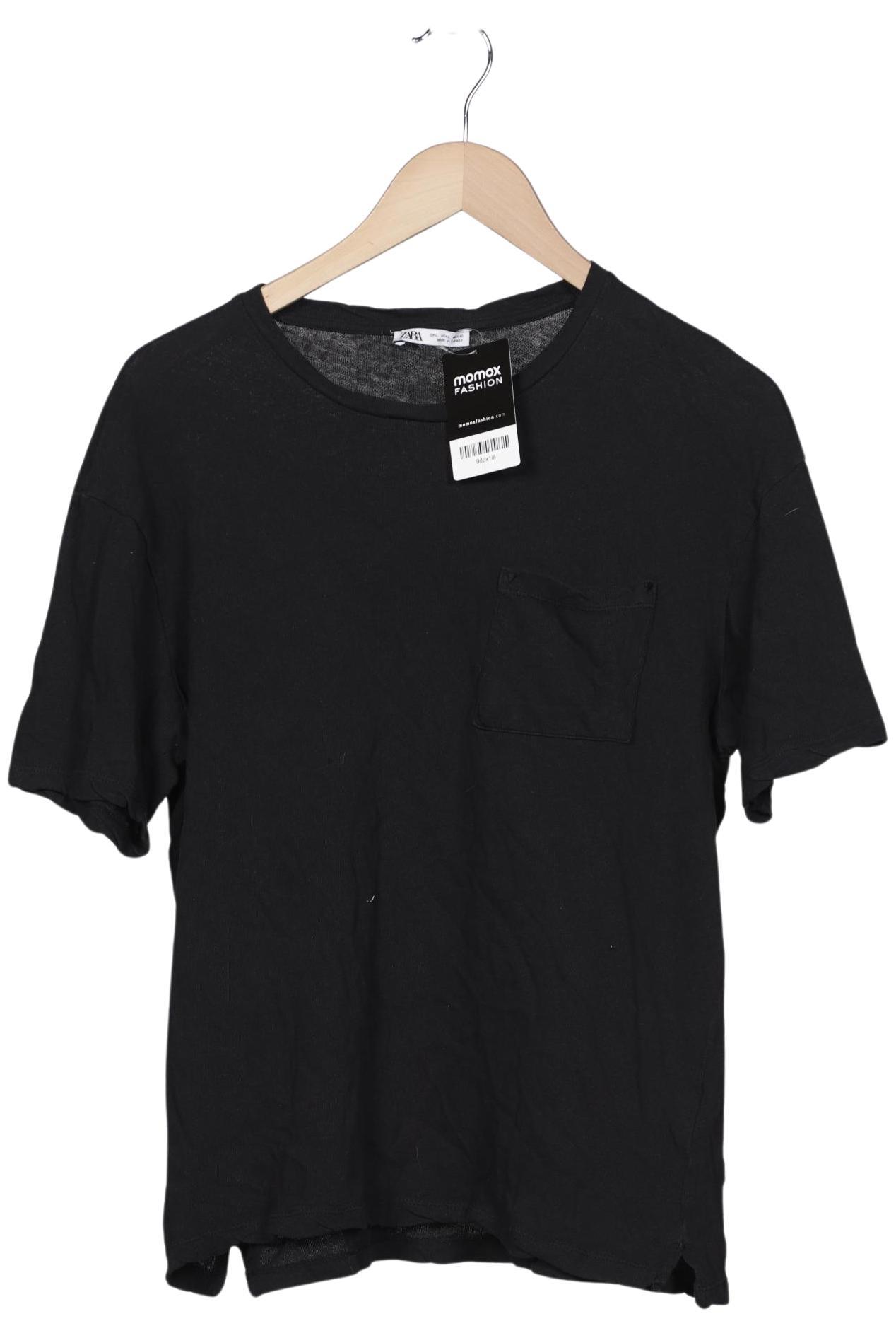 

Zara Damen T-Shirt, schwarz, Gr. 42
