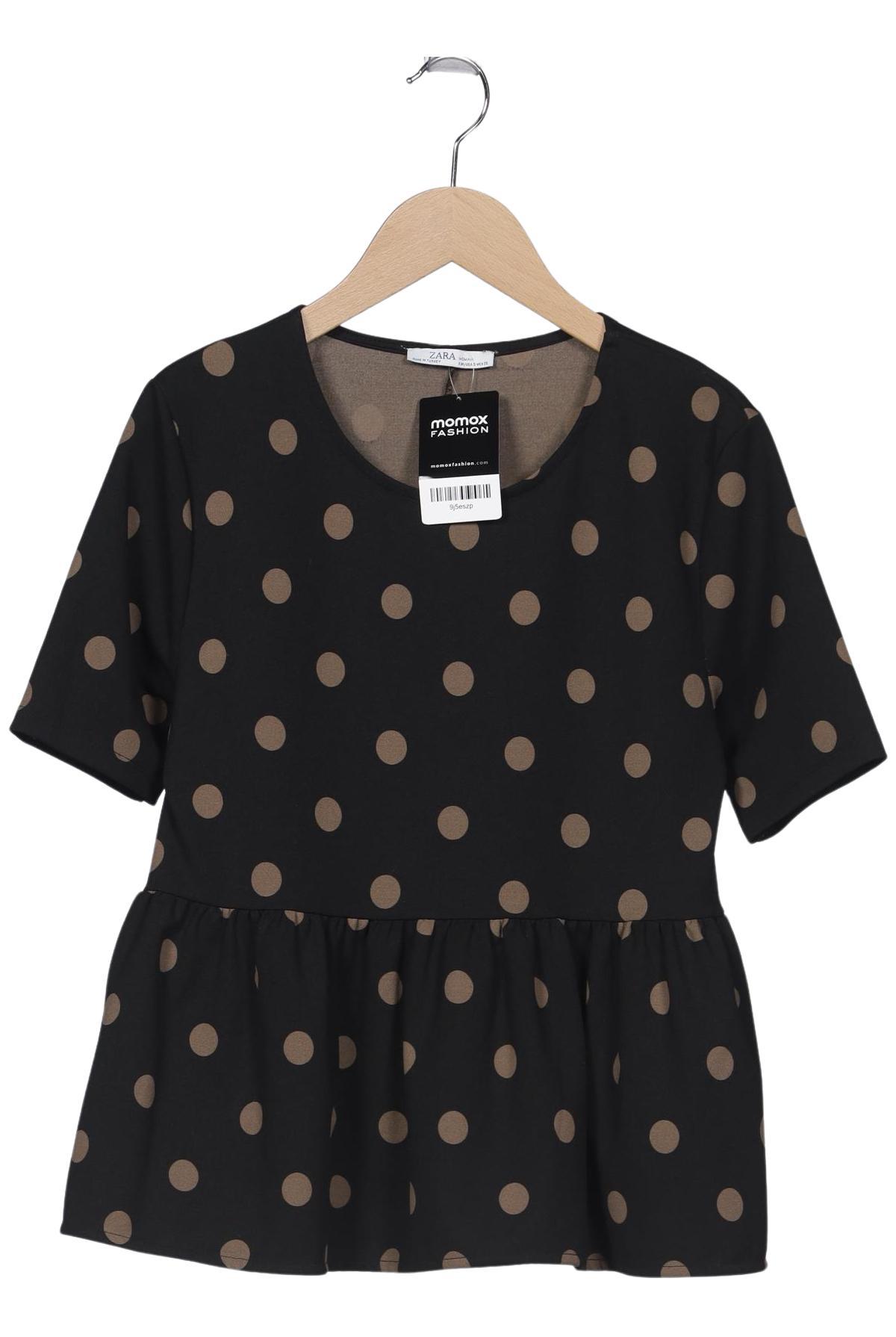 

Zara Damen T-Shirt, schwarz, Gr. 36