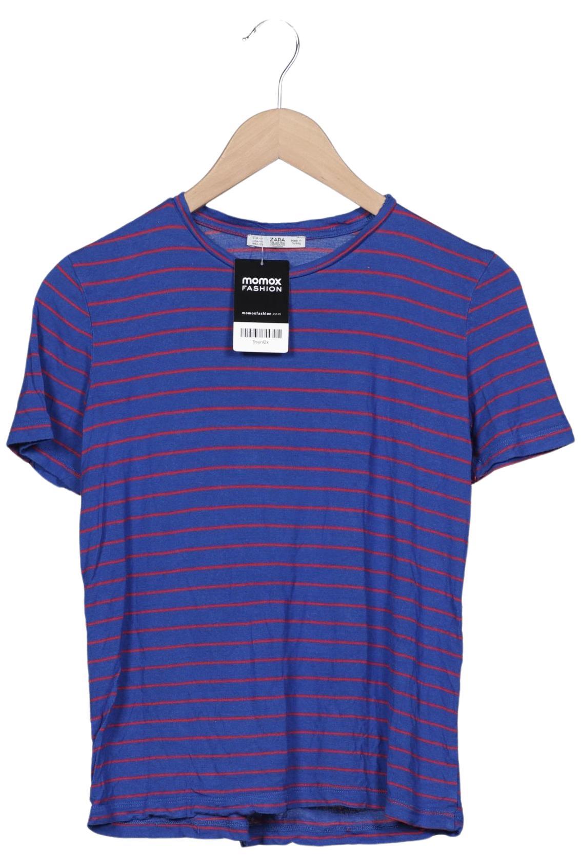 

Zara Damen T-Shirt, blau, Gr. 38
