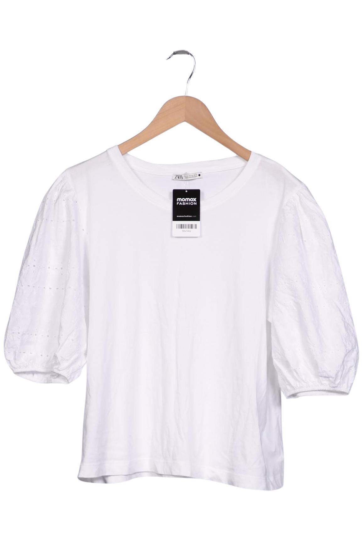 

Zara Damen T-Shirt, weiß, Gr. 44