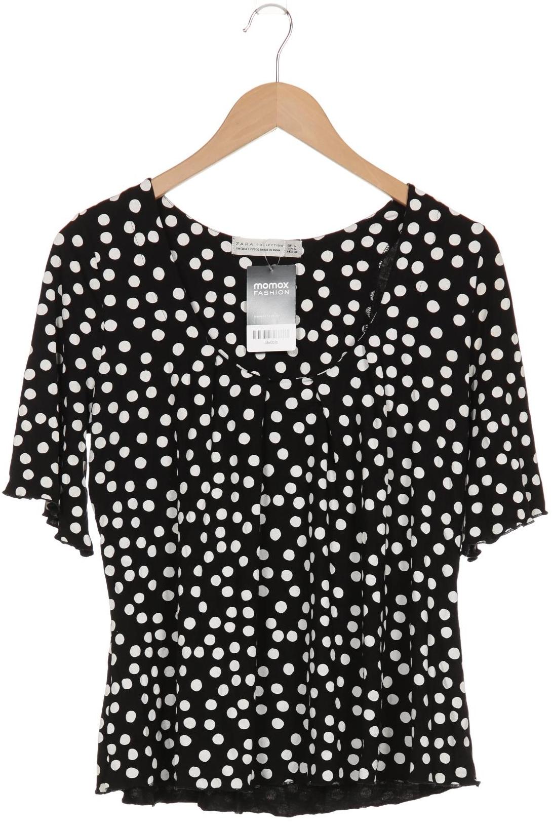 

Zara Damen T-Shirt, schwarz, Gr. 42