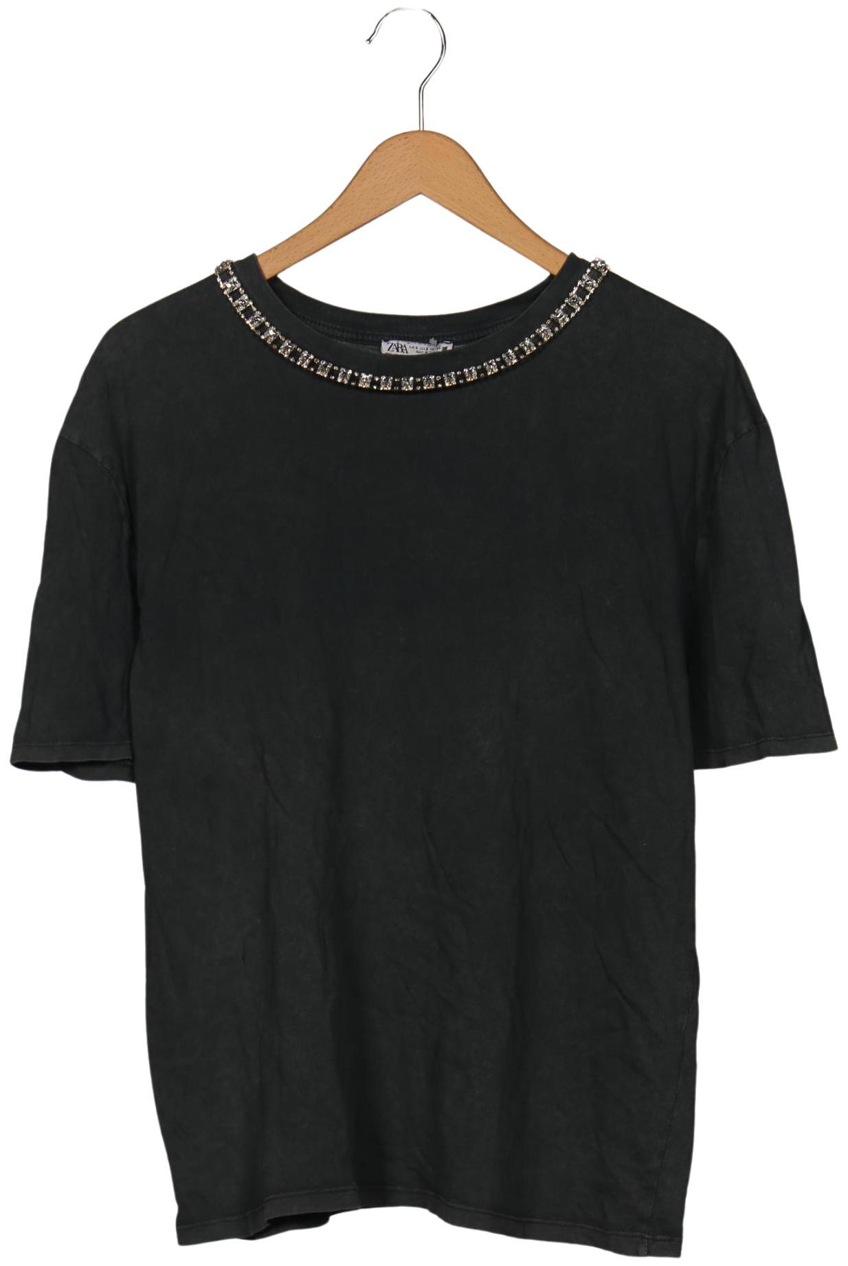 

Zara Damen T-Shirt, grau, Gr. 36