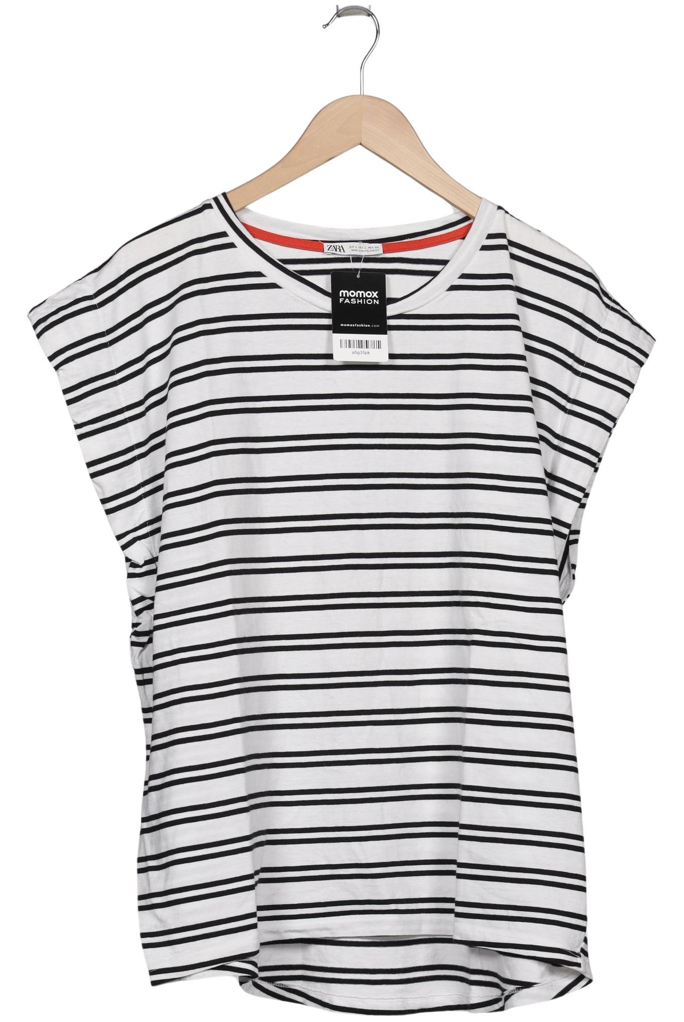 

Zara Damen T-Shirt, weiß, Gr. 42