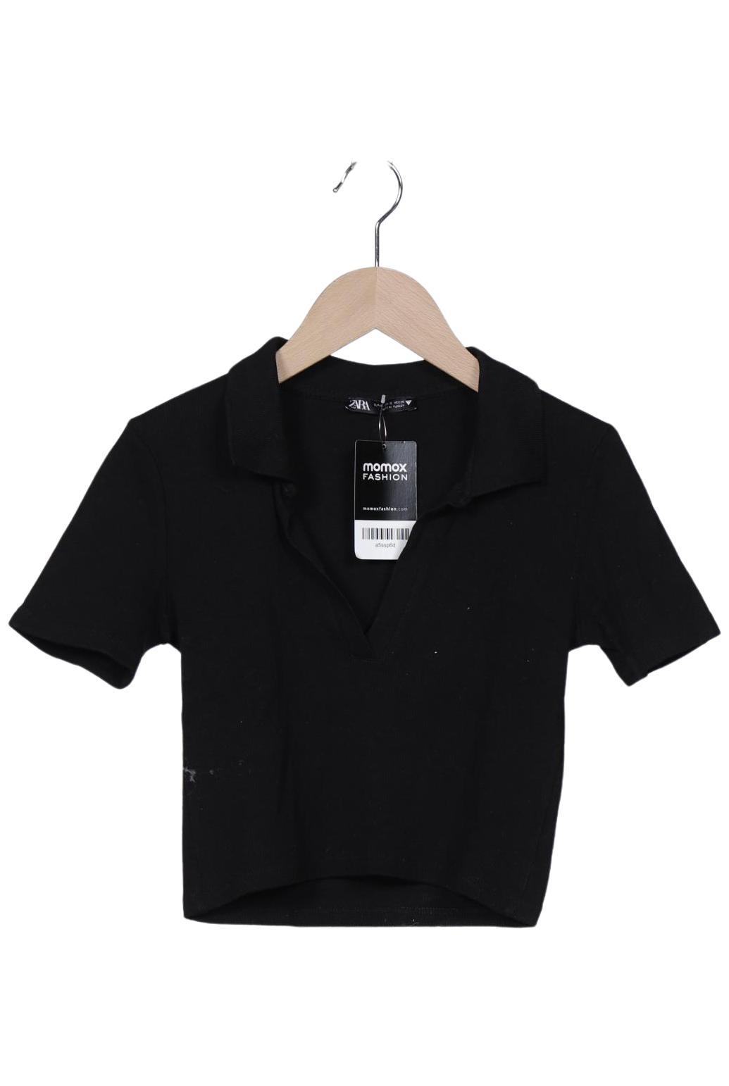 

Zara Damen T-Shirt, schwarz, Gr. 36