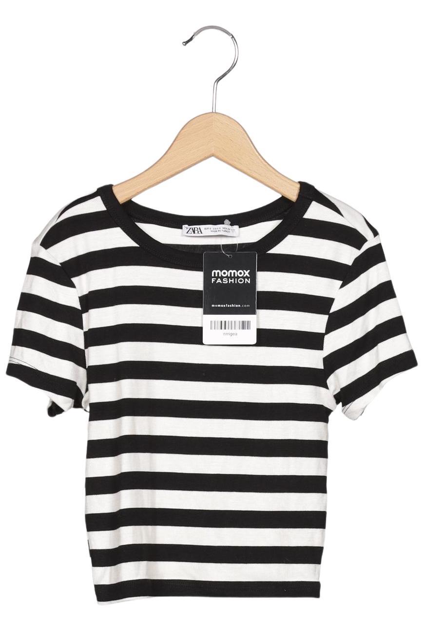 

Zara Damen T-Shirt, schwarz, Gr. 36