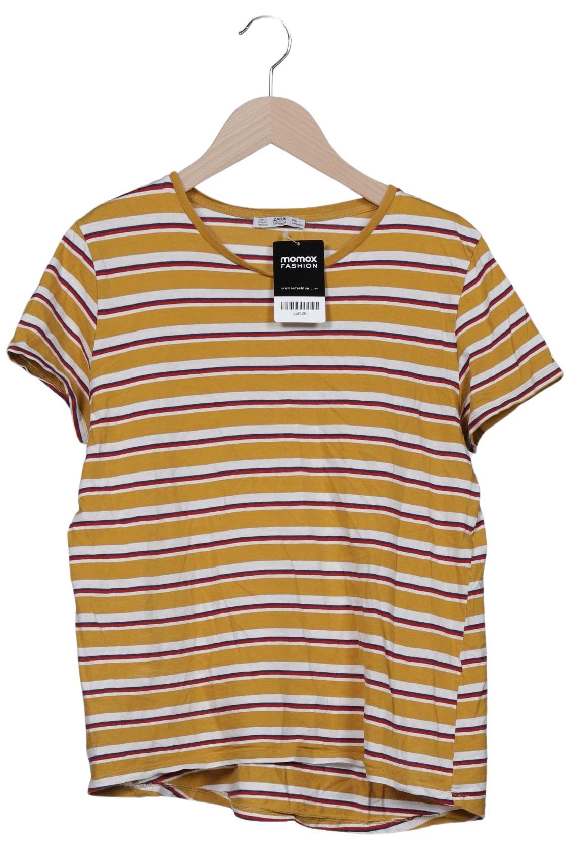 

Zara Damen T-Shirt, gelb, Gr. 36