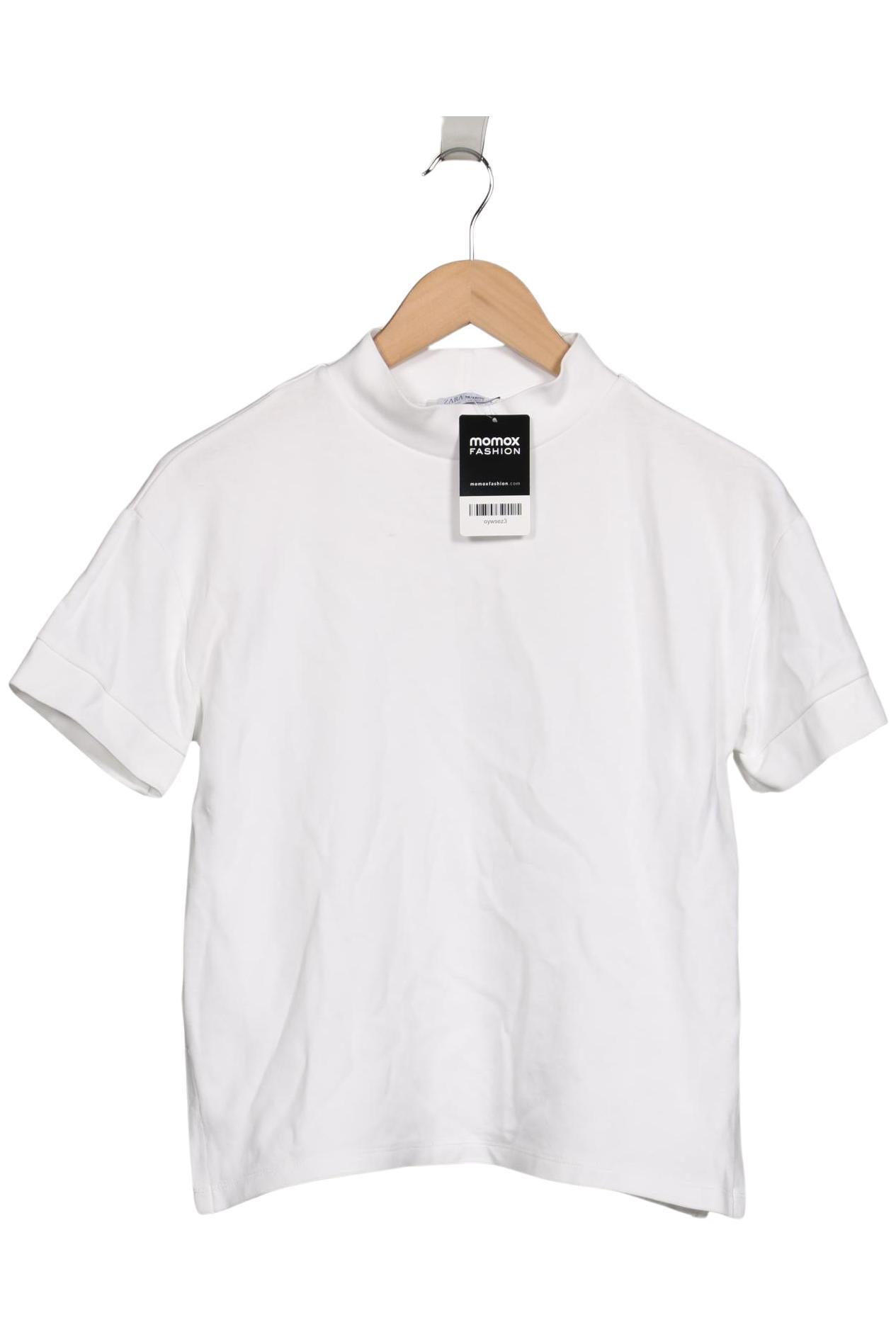 

Zara Damen T-Shirt, weiß, Gr. 36