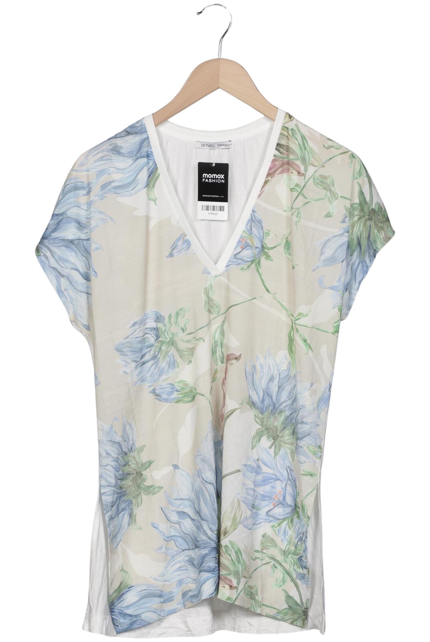 

Zara Damen T-Shirt, weiß, Gr. 42