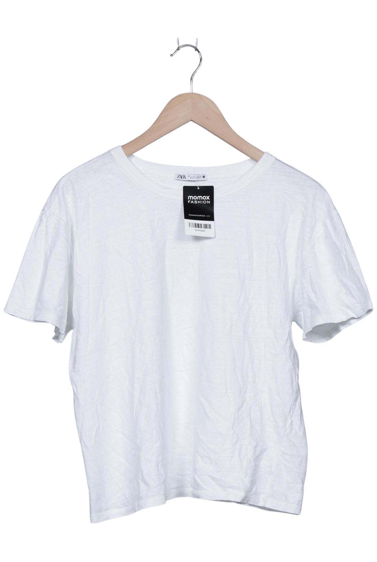 

Zara Damen T-Shirt, weiß, Gr. 42