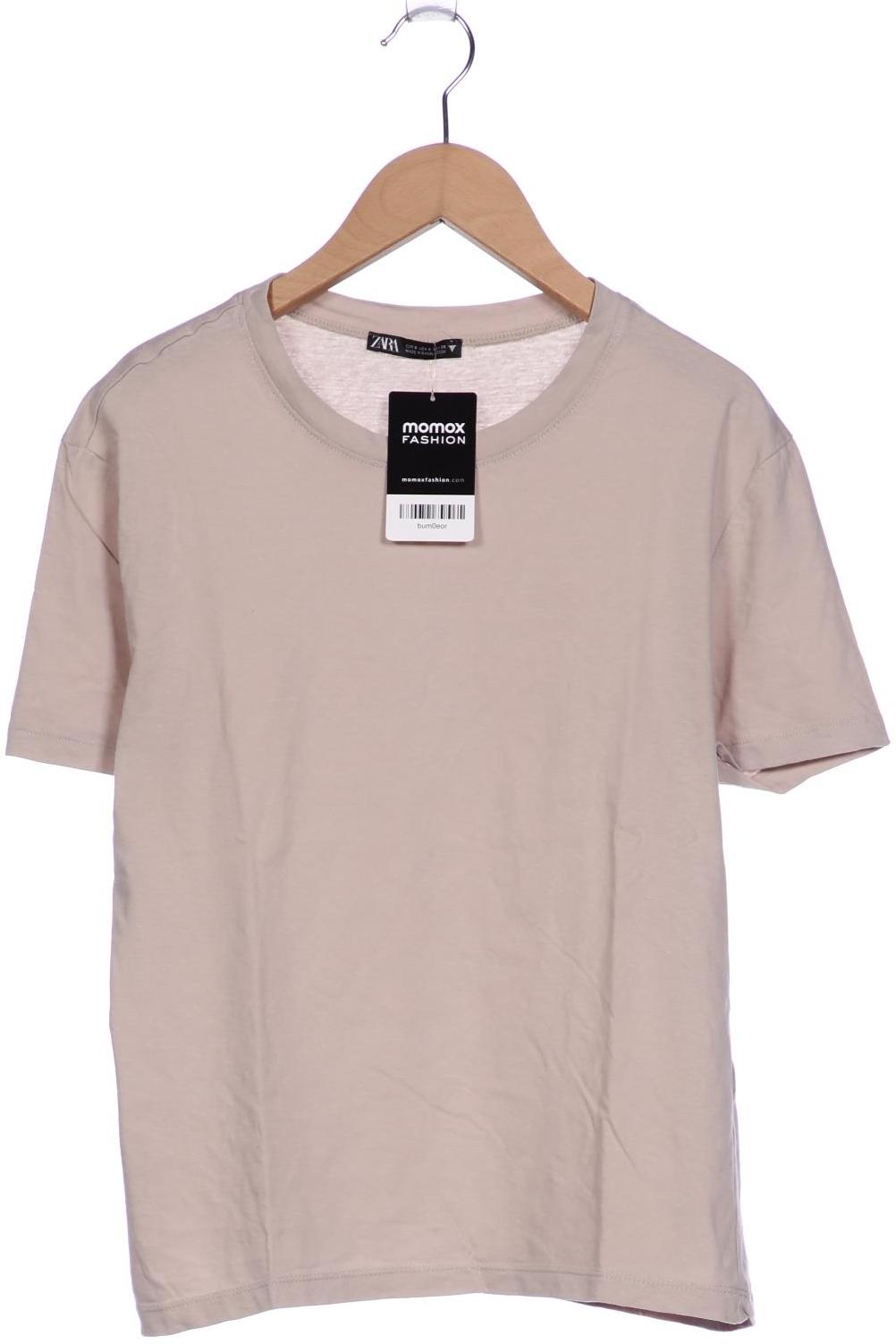 

Zara Damen T-Shirt, beige, Gr. 36
