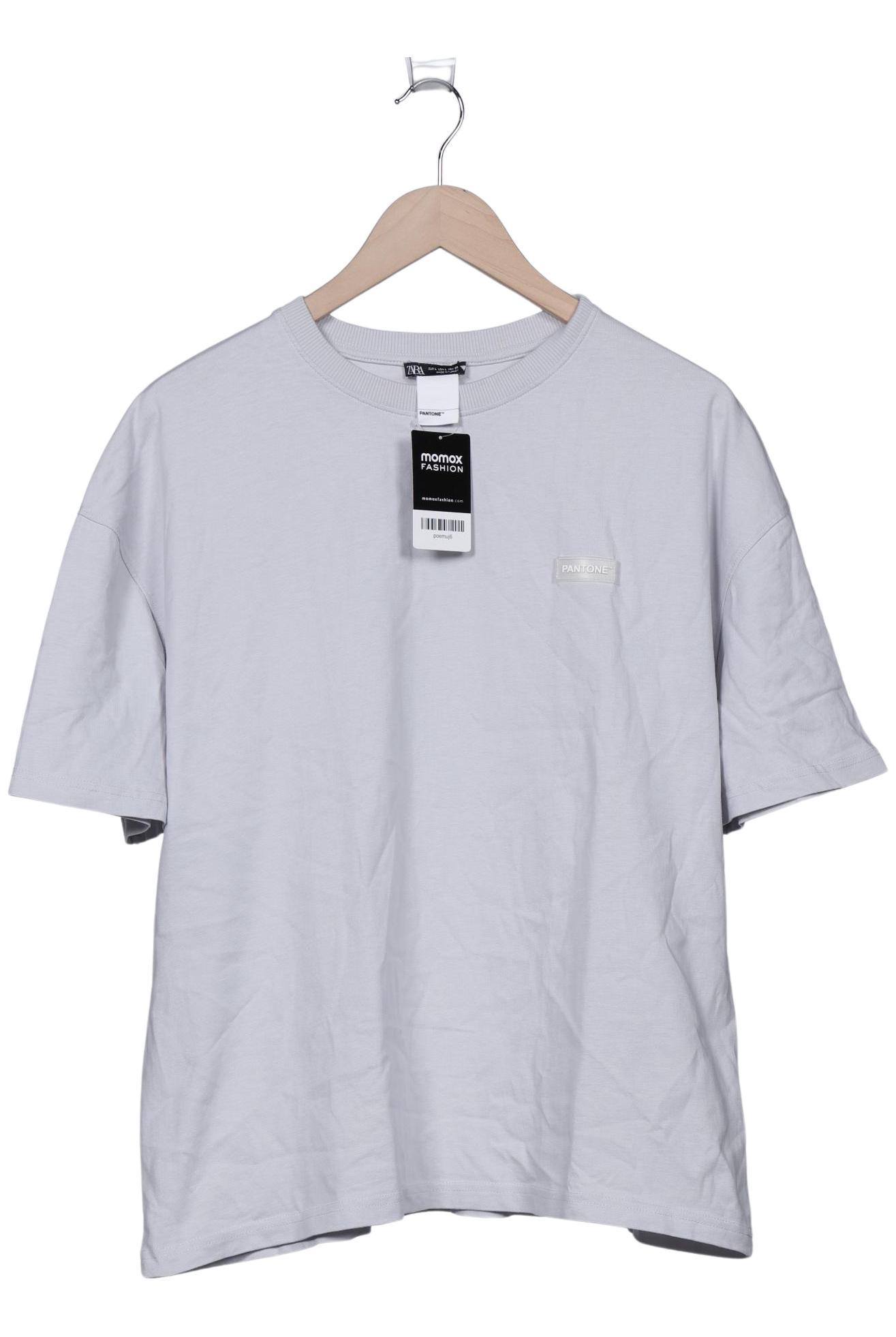 

Zara Damen T-Shirt, grau, Gr. 42