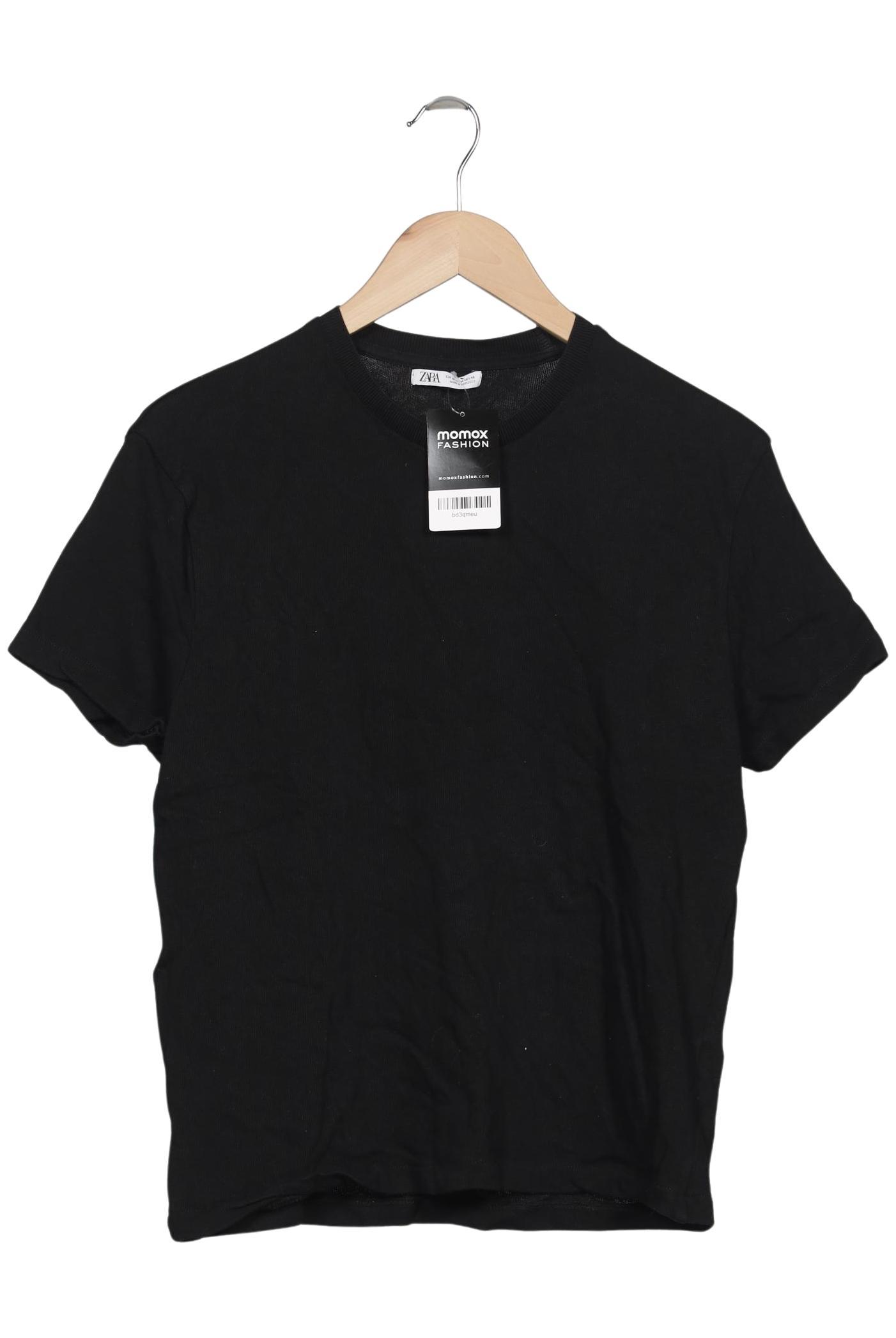 

Zara Damen T-Shirt, schwarz, Gr. 38