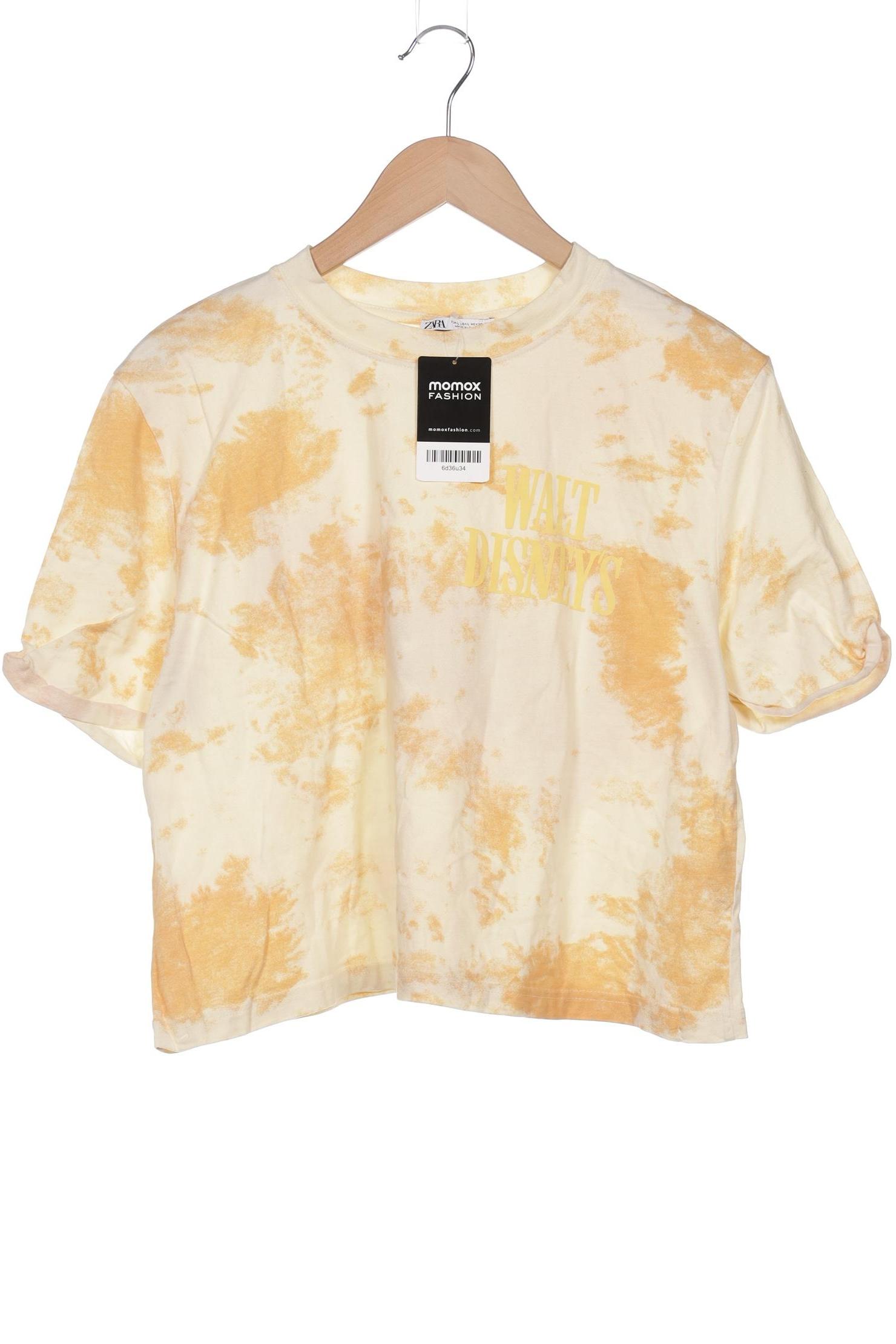 

Zara Damen T-Shirt, beige, Gr. 42