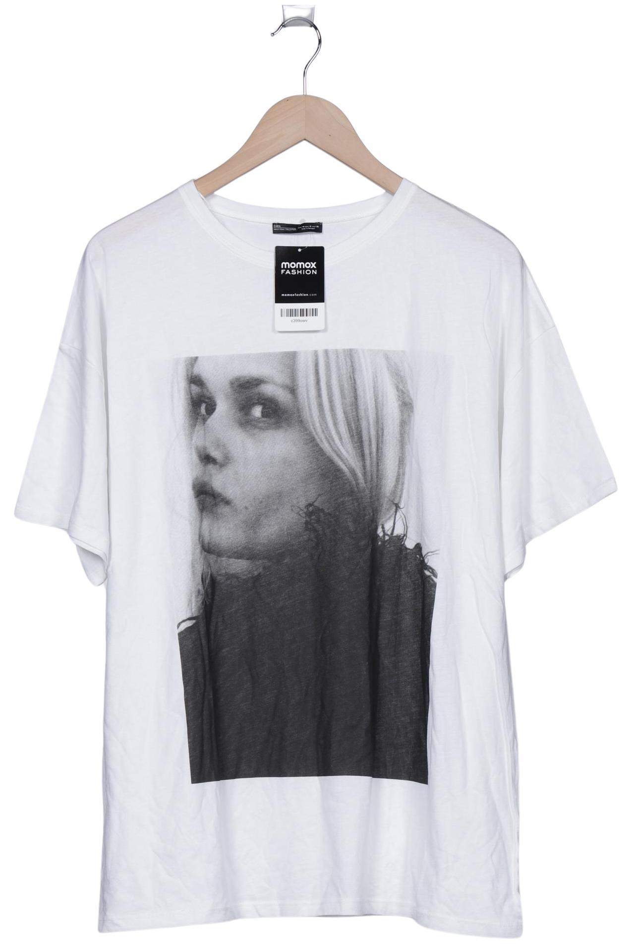 

Zara Damen T-Shirt, weiß, Gr. 38