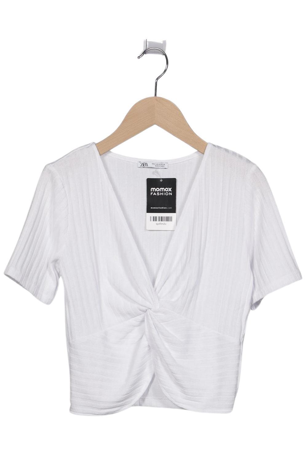 

Zara Damen T-Shirt, weiß, Gr. 36