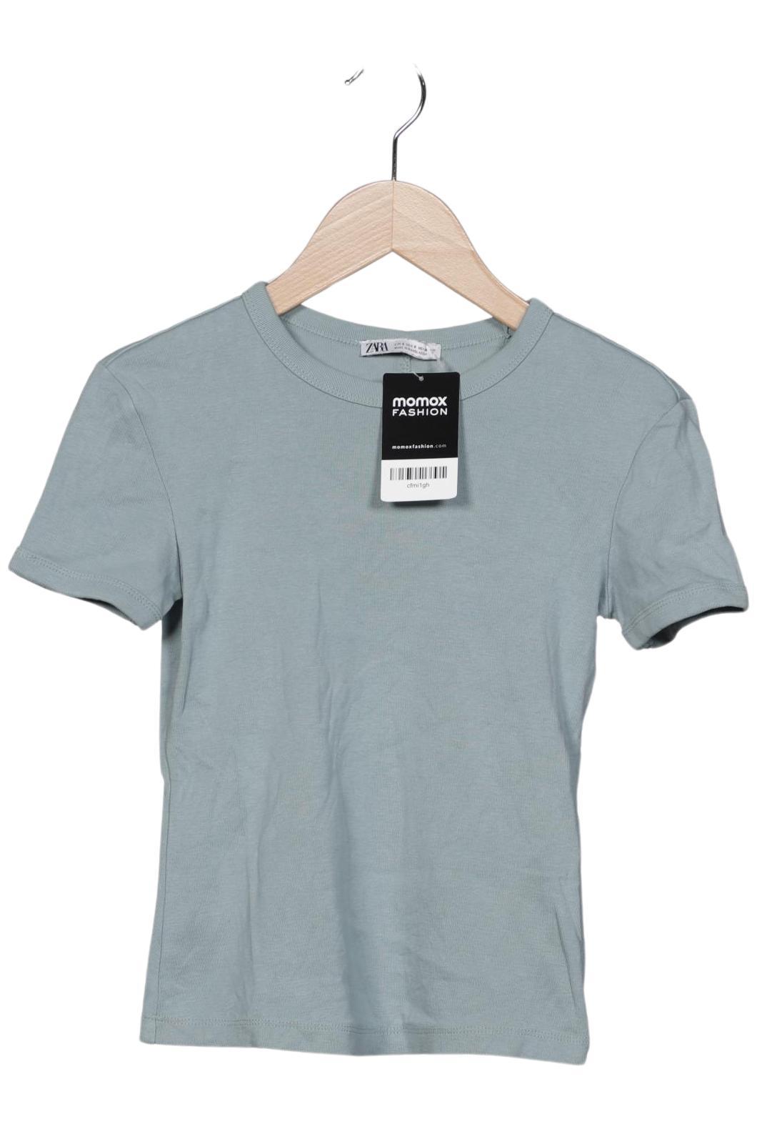 

Zara Damen T-Shirt, blau, Gr. 36