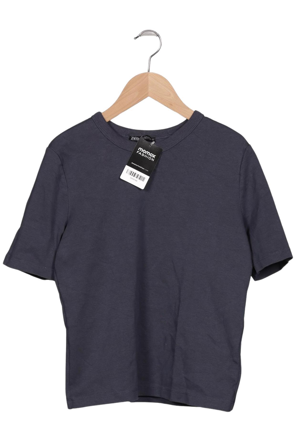 

Zara Damen T-Shirt, marineblau, Gr. 36