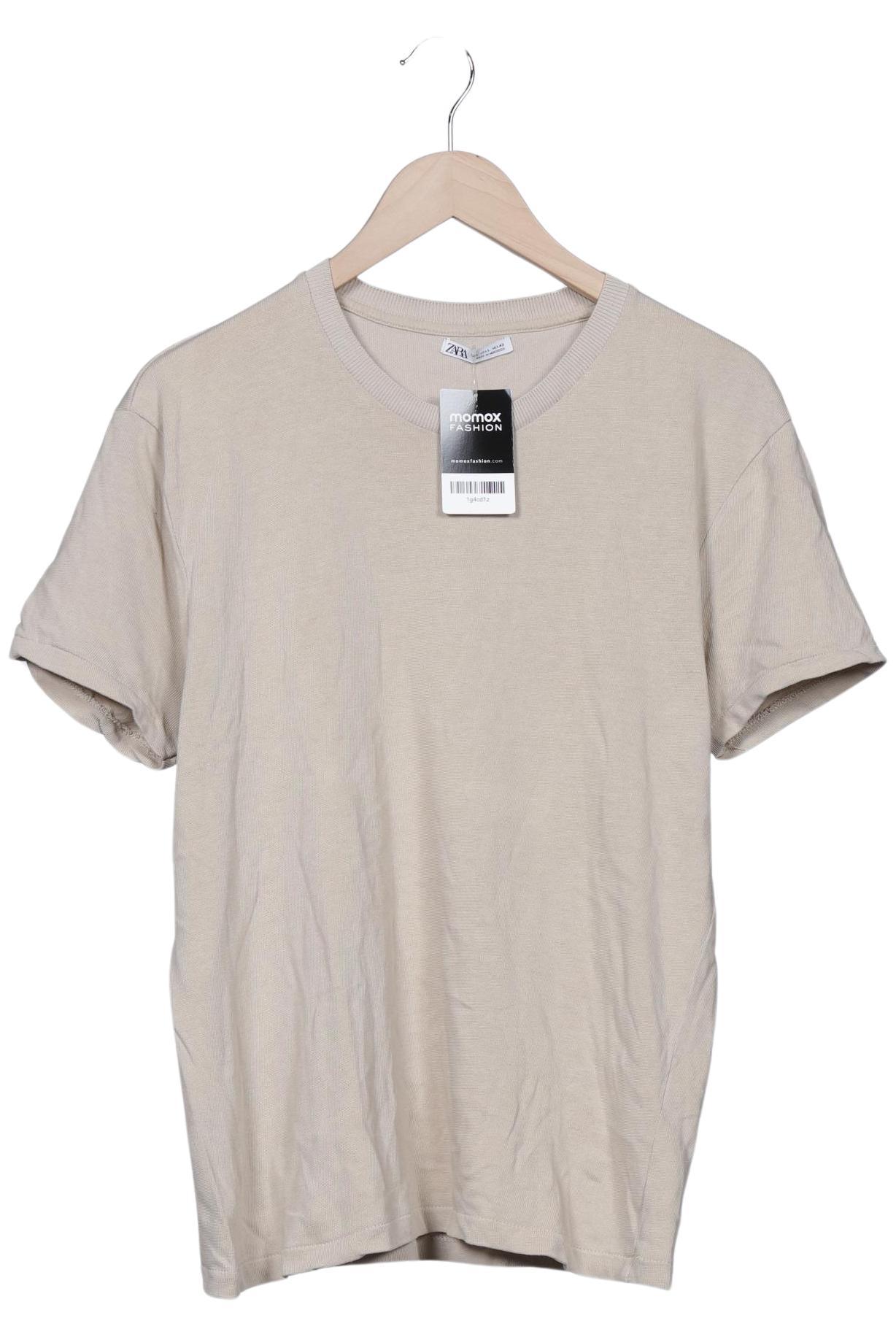 

Zara Damen T-Shirt, beige, Gr. 42