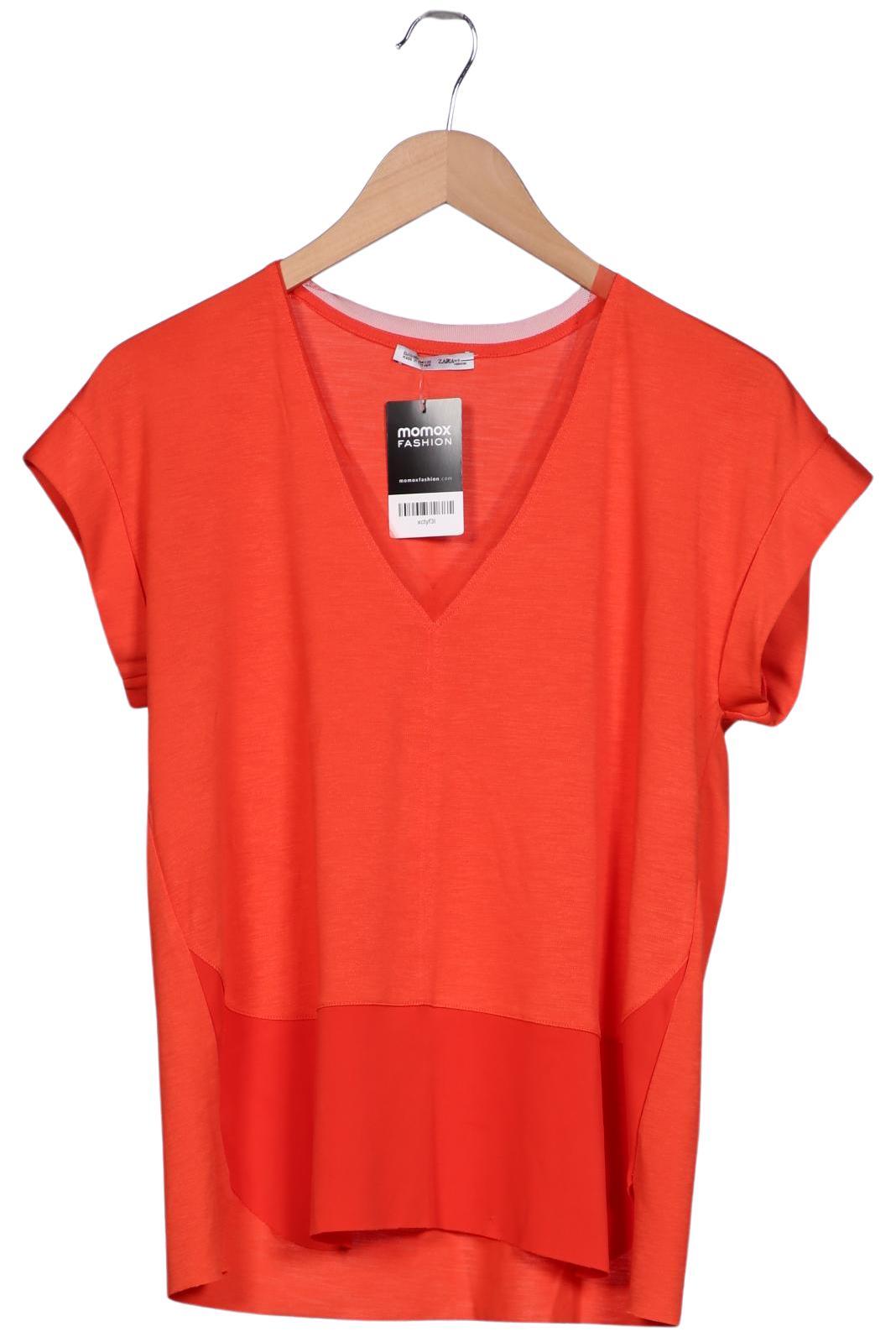 

Zara Damen T-Shirt, rot, Gr. 36