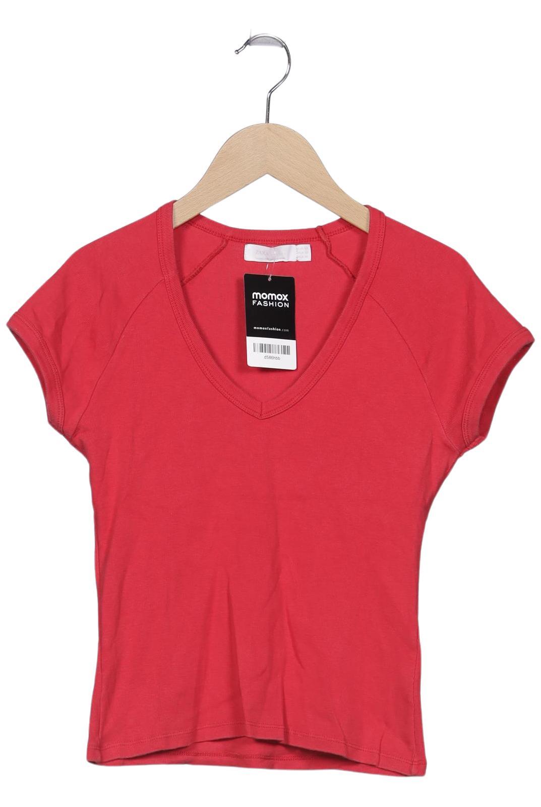 

Zara Damen T-Shirt, rot, Gr. 38