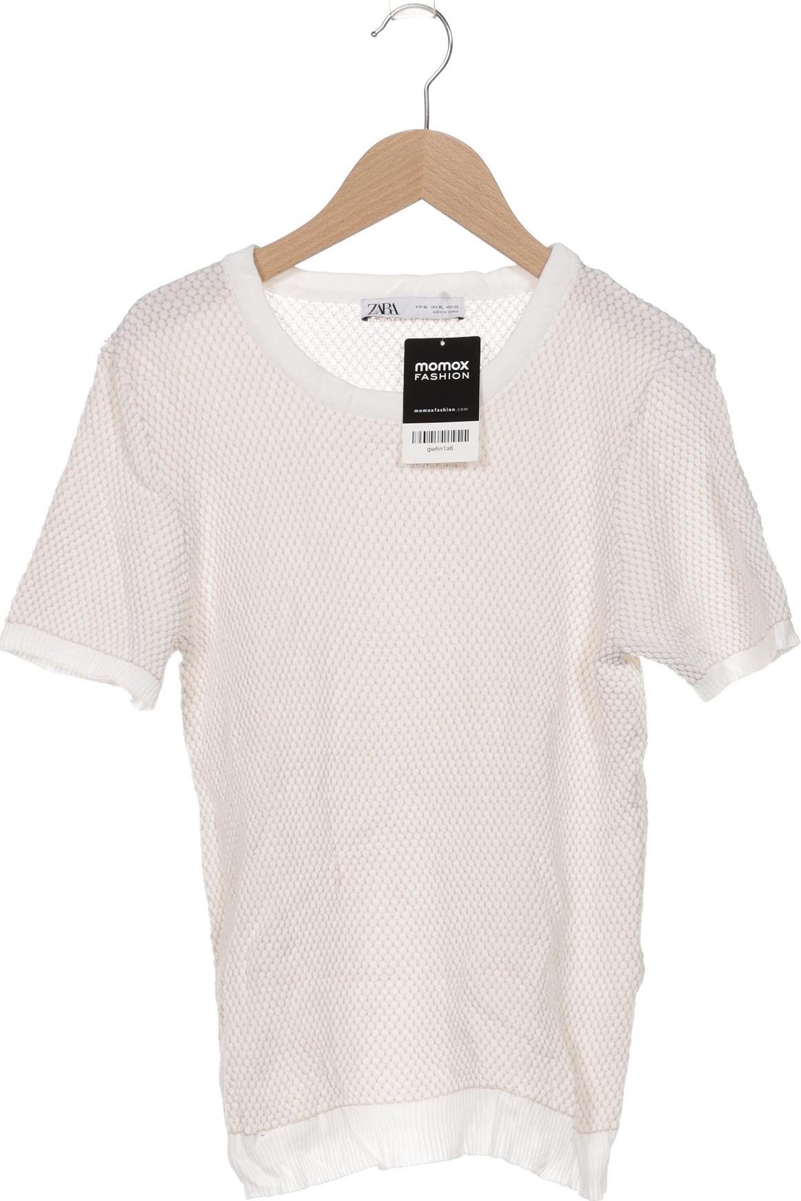

Zara Damen T-Shirt, weiß, Gr. 44