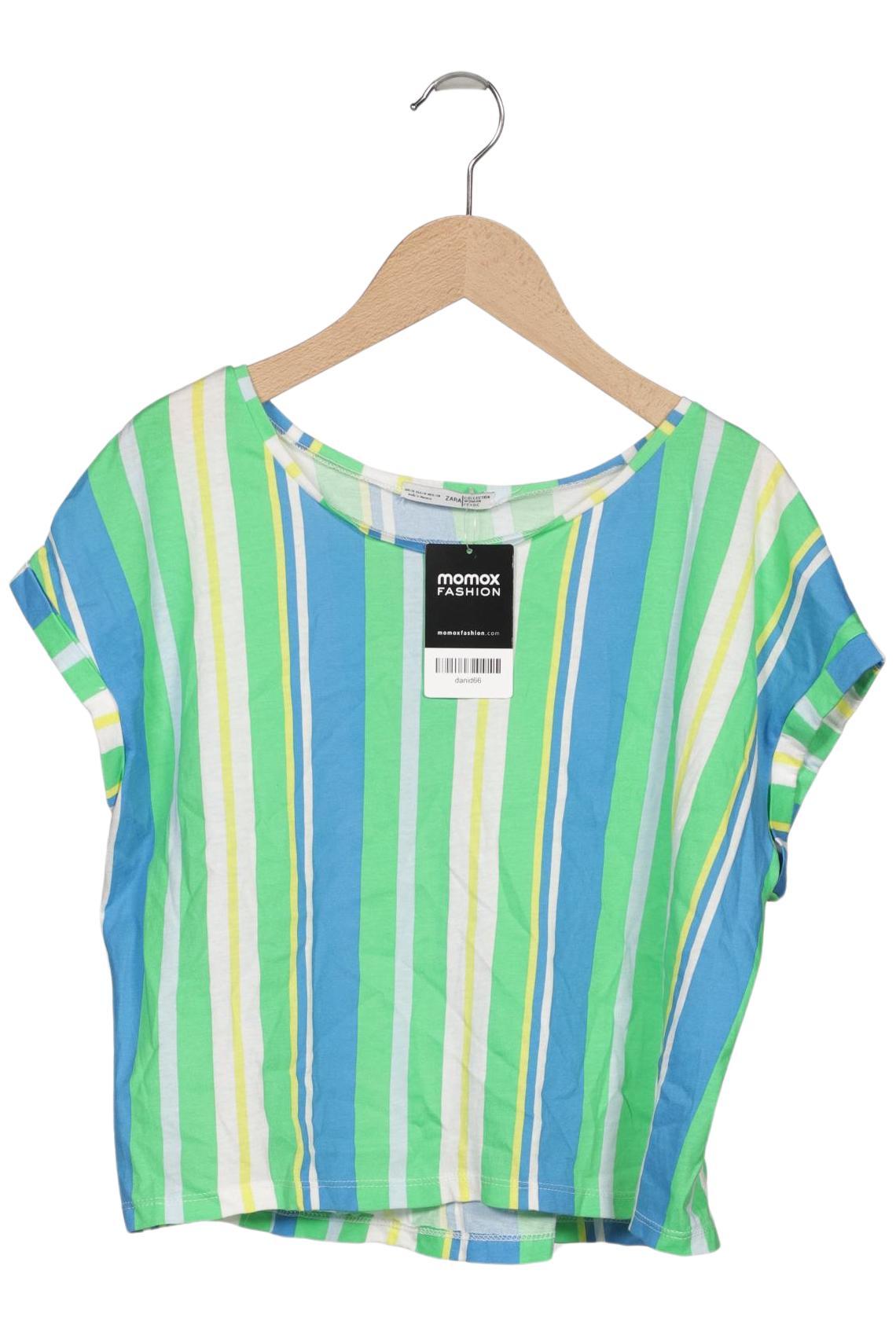 

Zara Damen T-Shirt, grün, Gr. 38