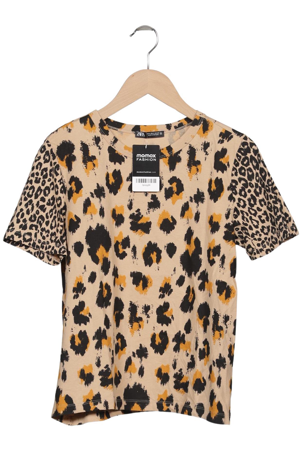 

Zara Damen T-Shirt, braun, Gr. 36