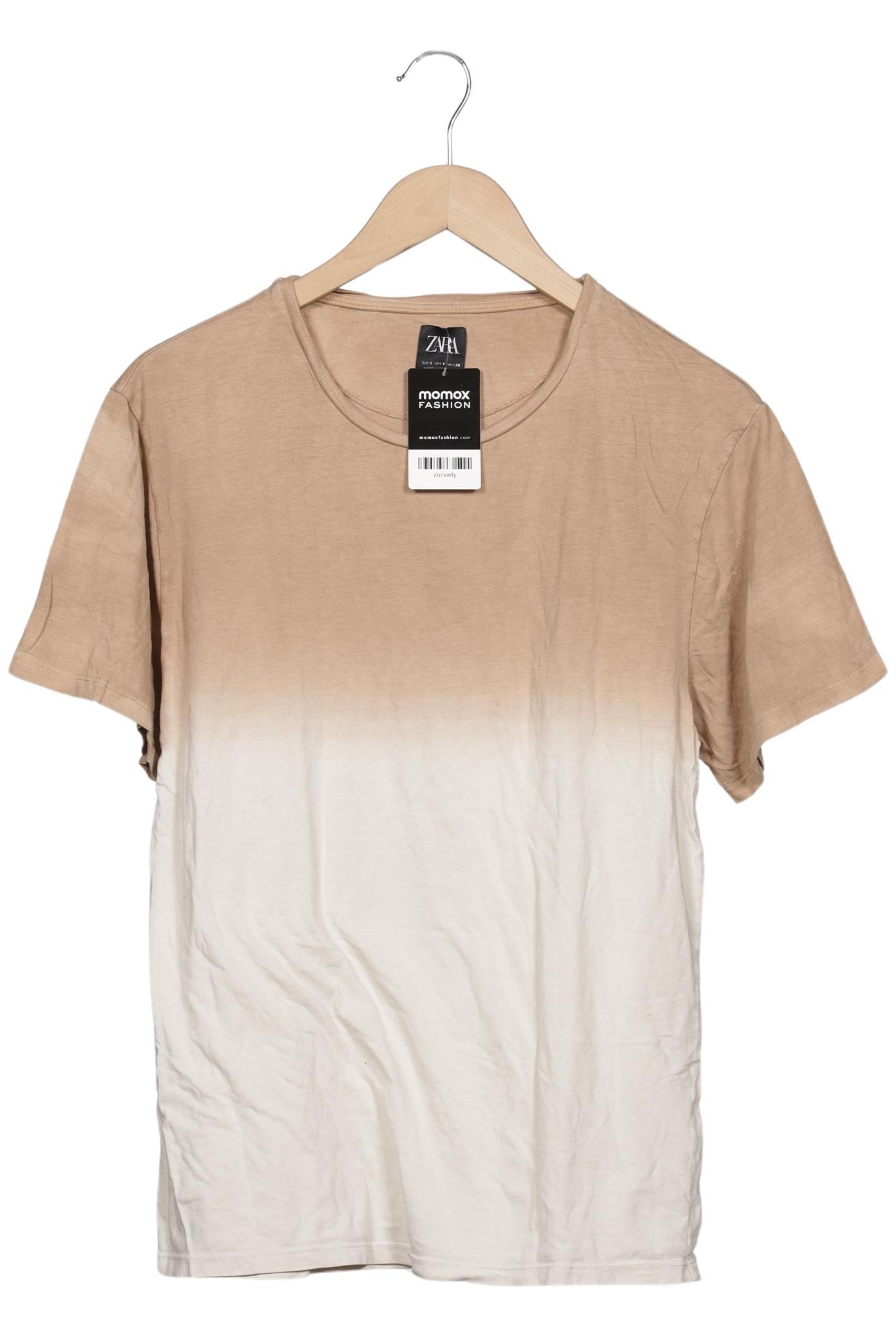 

Zara Damen T-Shirt, beige, Gr. 36