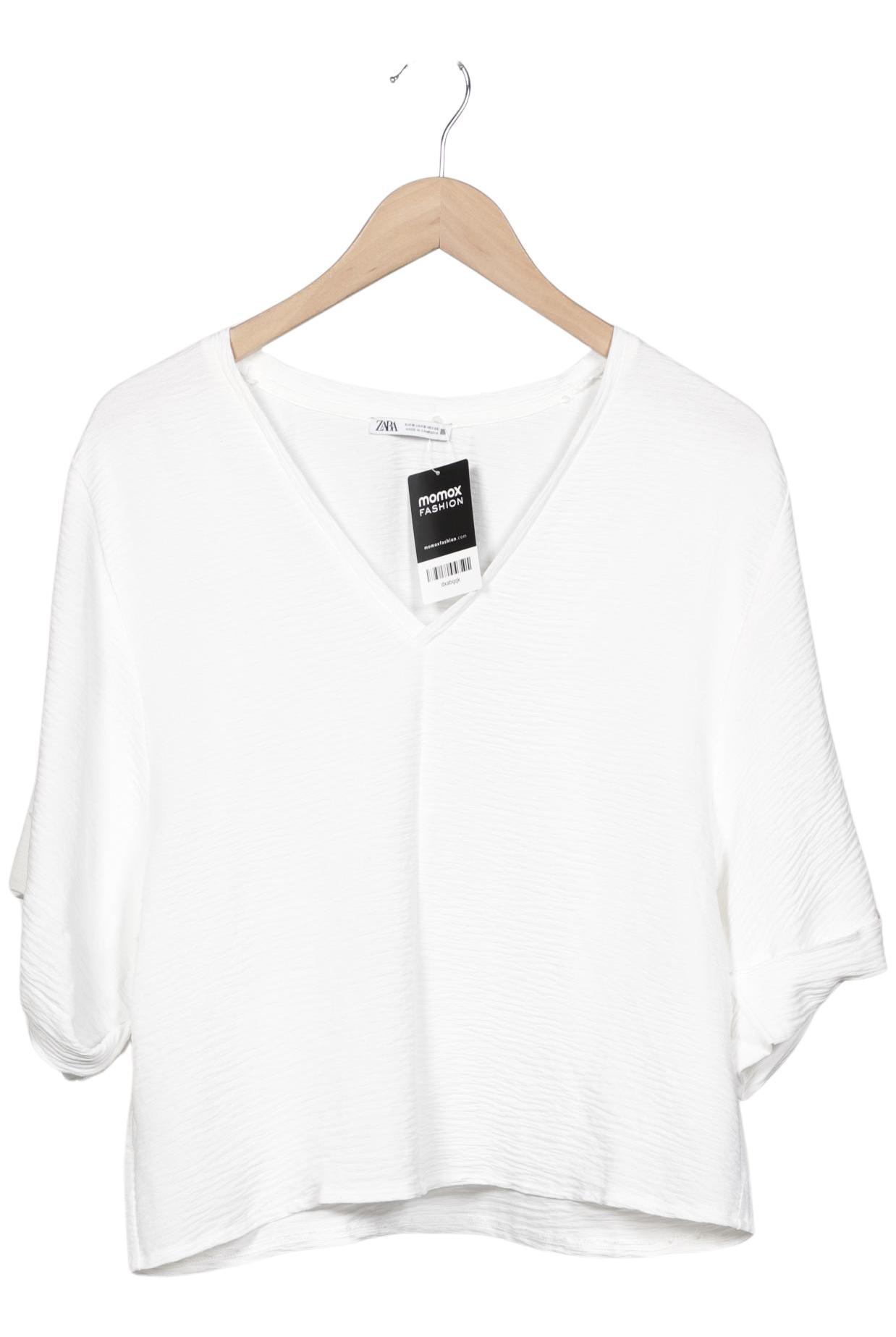 

Zara Damen T-Shirt, weiß, Gr. 36