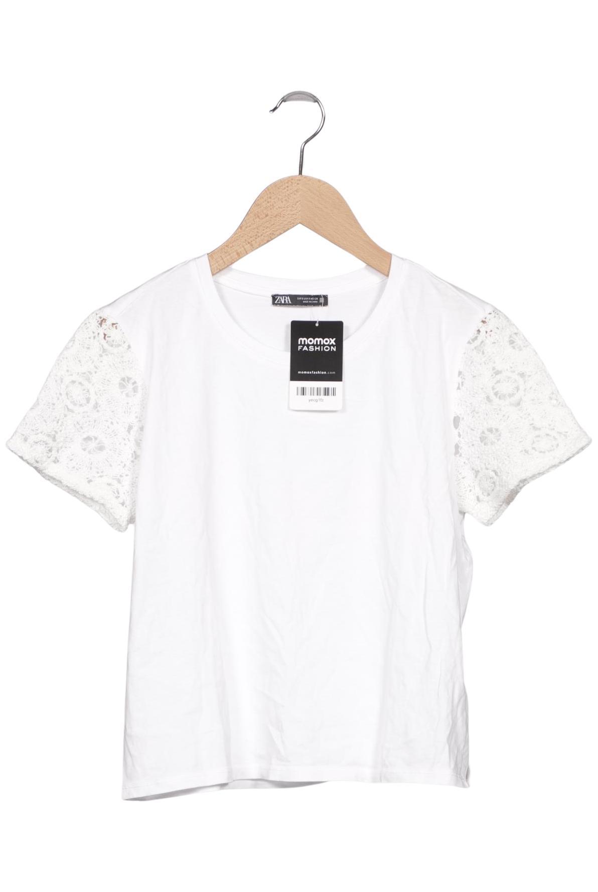 

Zara Damen T-Shirt, weiß, Gr. 36