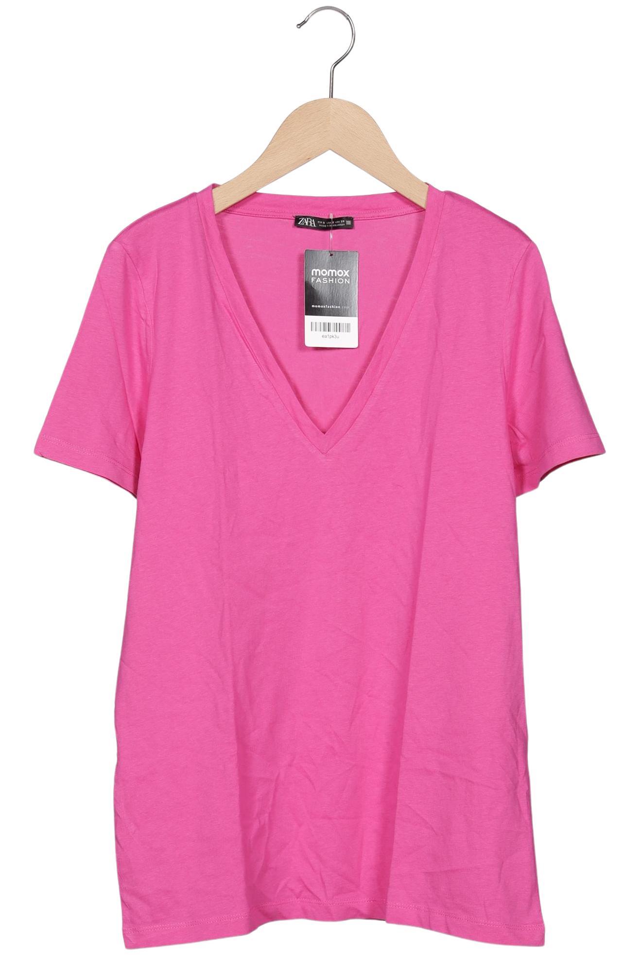 

Zara Damen T-Shirt, pink, Gr. 36