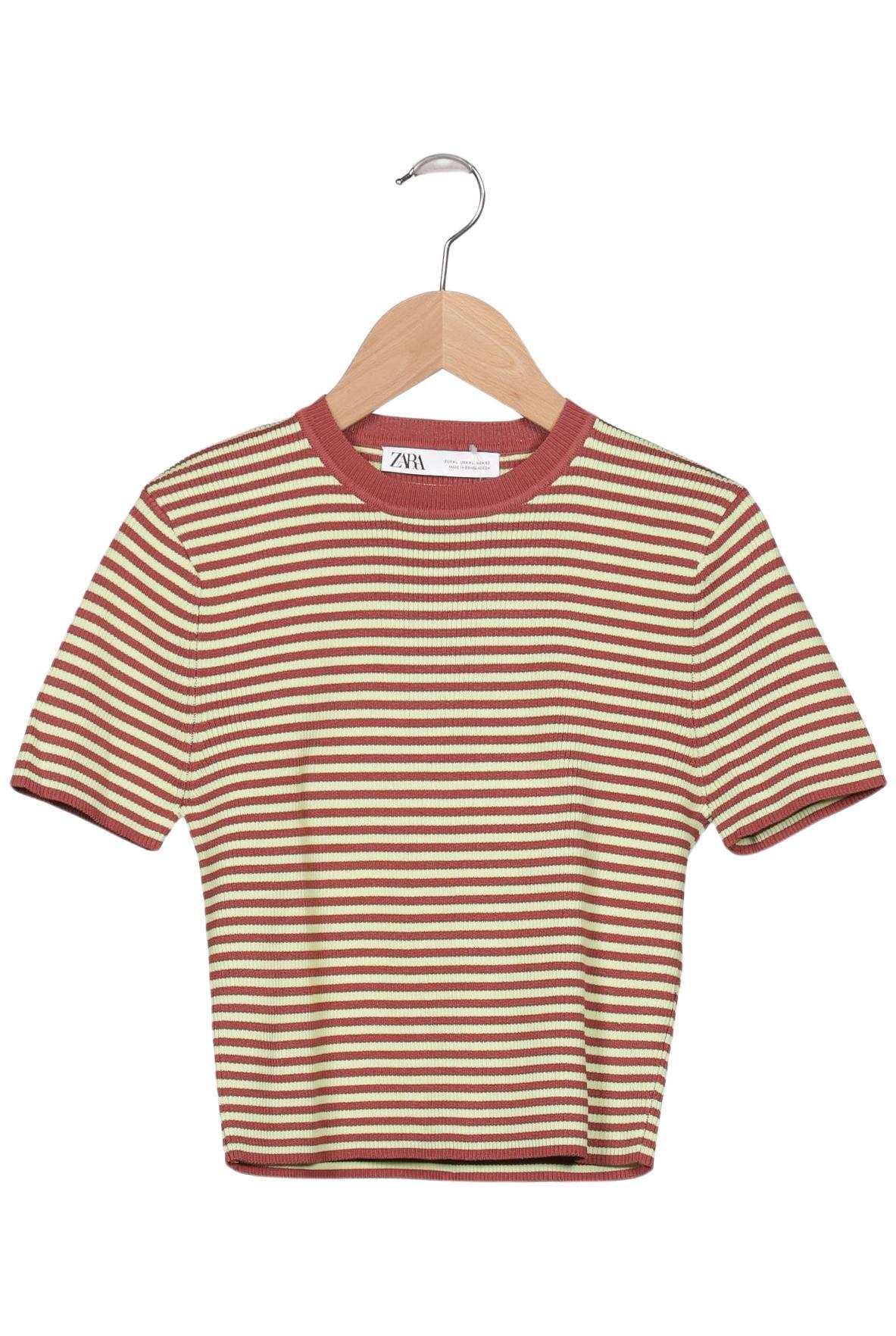 

Zara Damen T-Shirt, hellgrün, Gr. 44