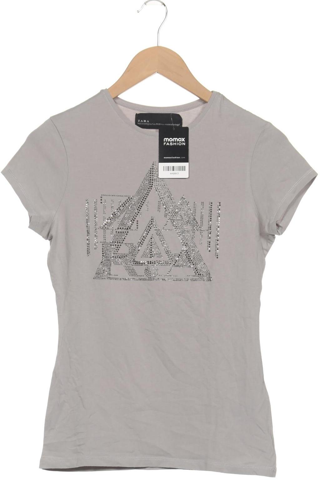 

Zara Damen T-Shirt, grau, Gr. 38