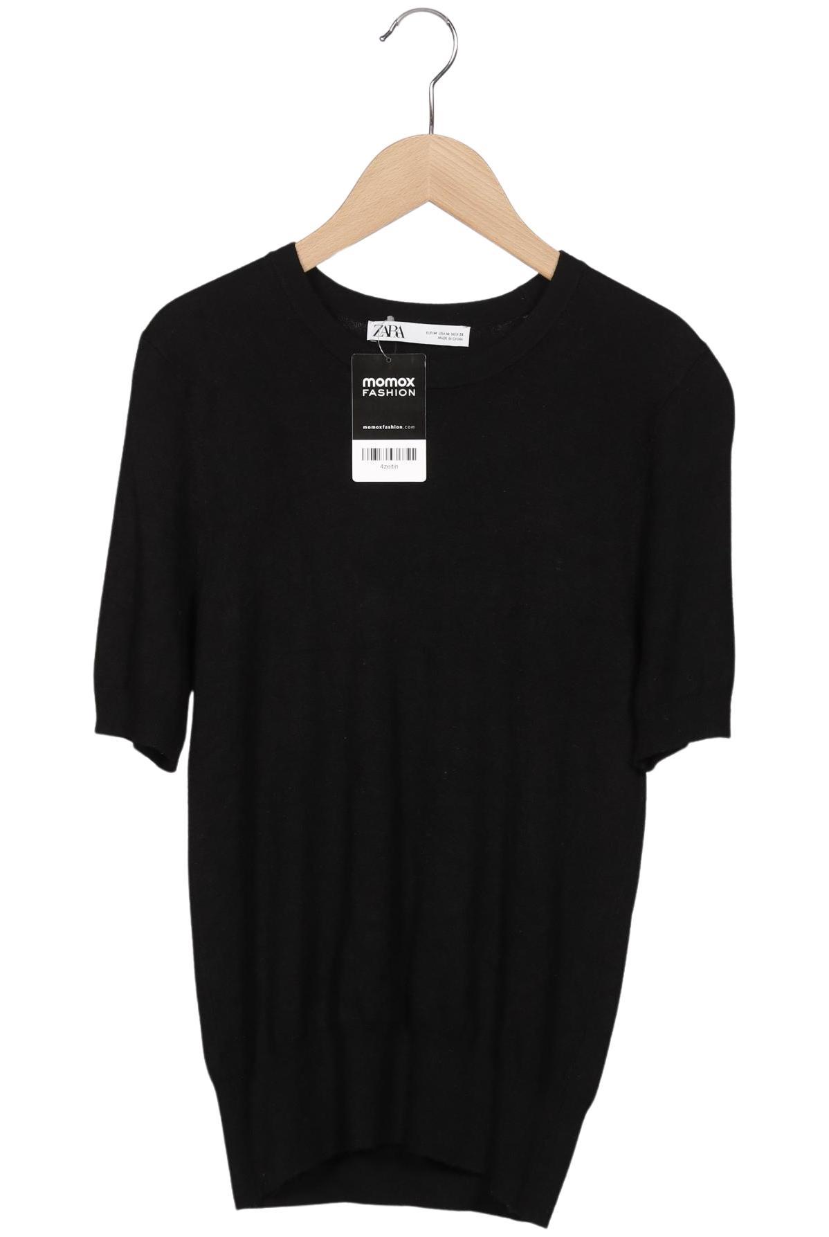 

Zara Damen T-Shirt, schwarz, Gr. 38