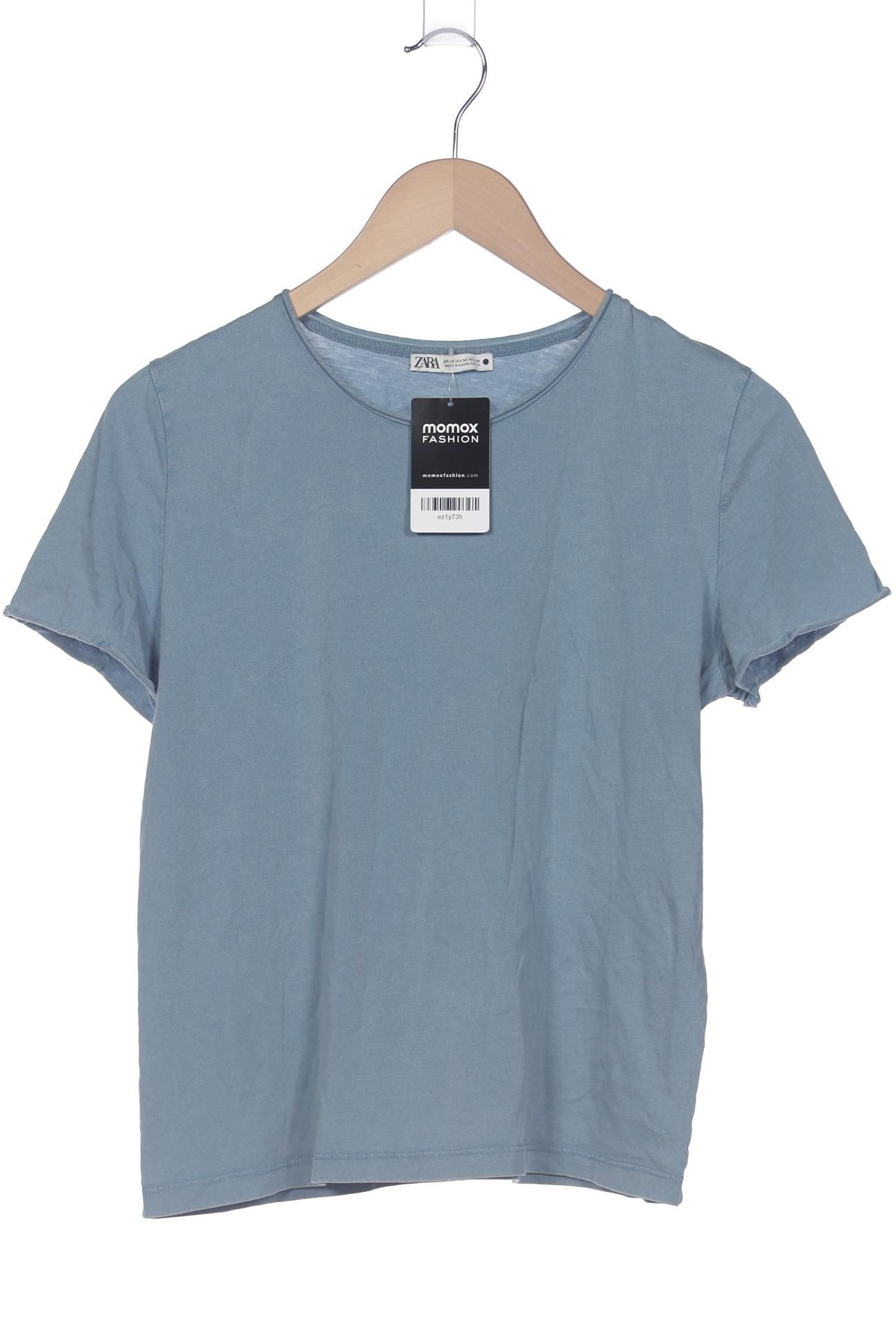 

Zara Damen T-Shirt, blau, Gr. 38