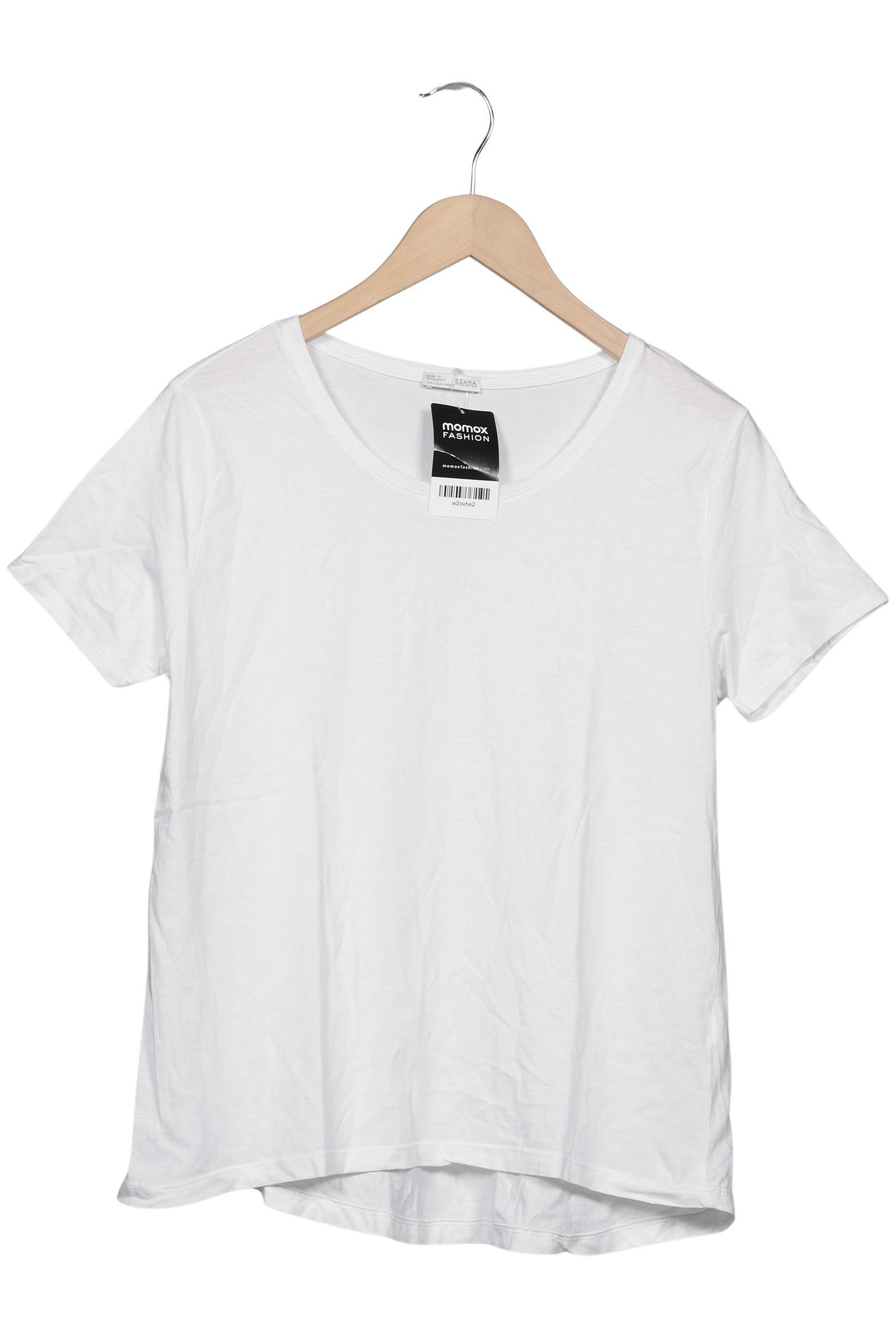 

Zara Damen T-Shirt, weiß, Gr. 42