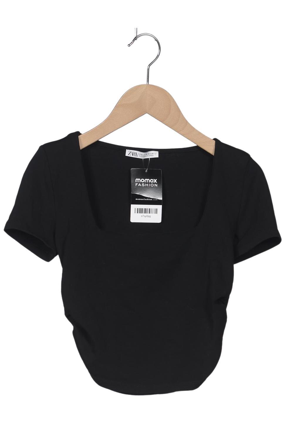 

Zara Damen T-Shirt, schwarz, Gr. 38