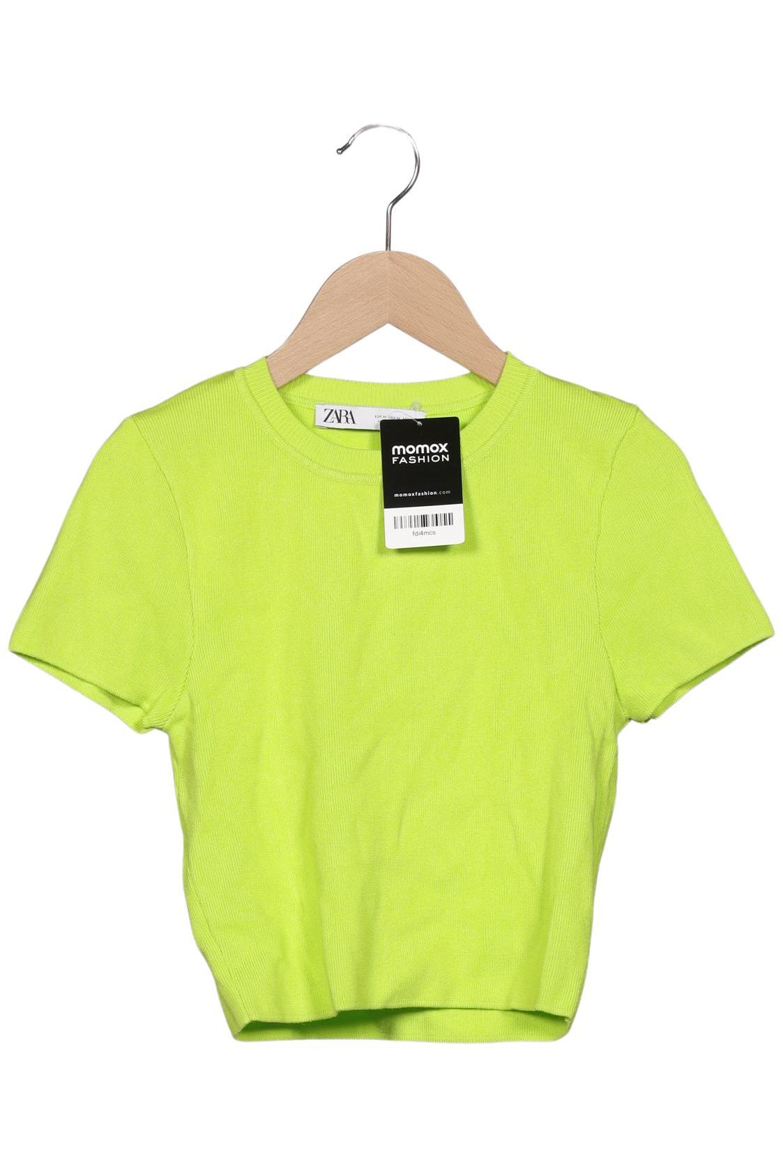 

Zara Damen T-Shirt, neon, Gr. 38