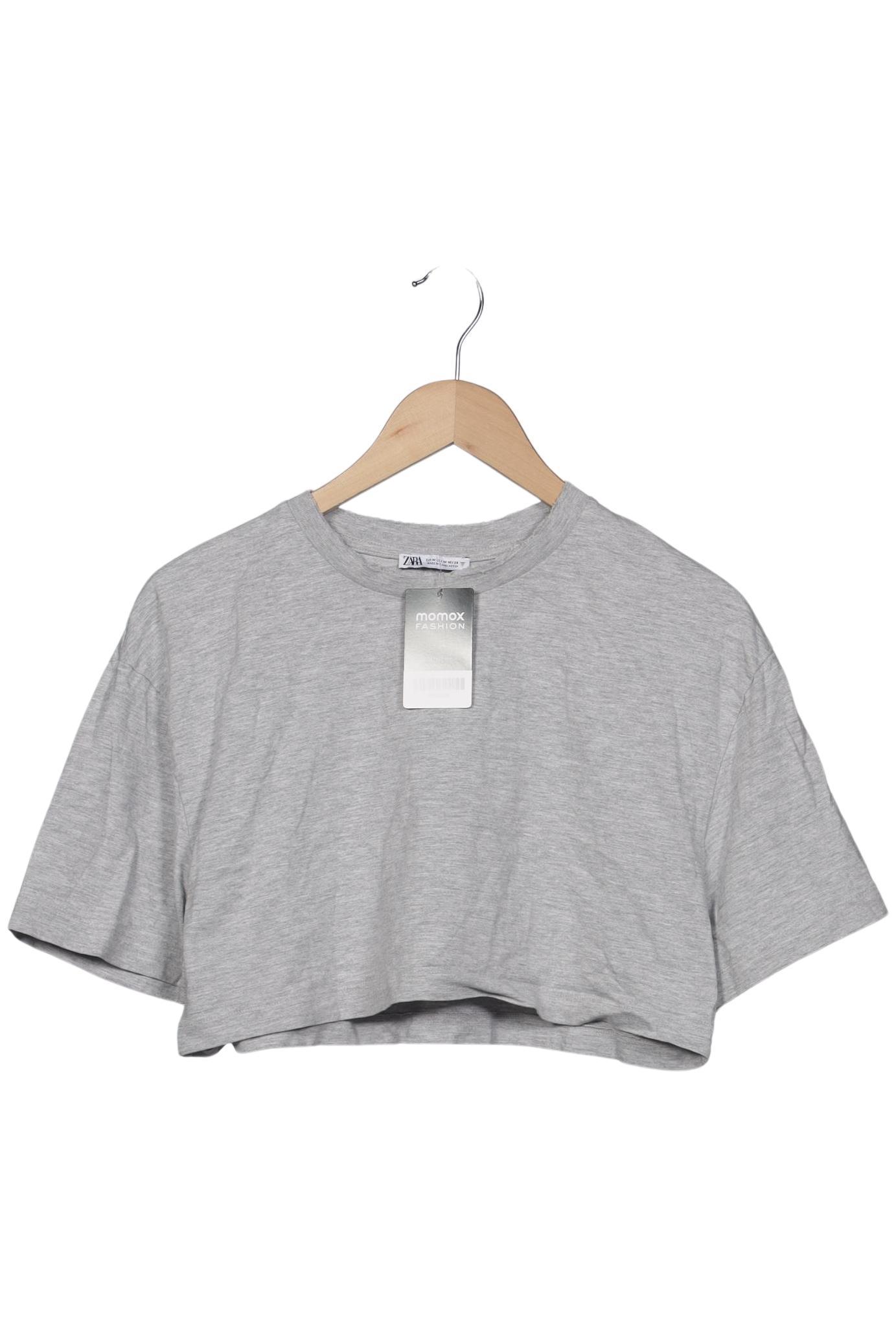 

Zara Damen T-Shirt, grau, Gr. 38