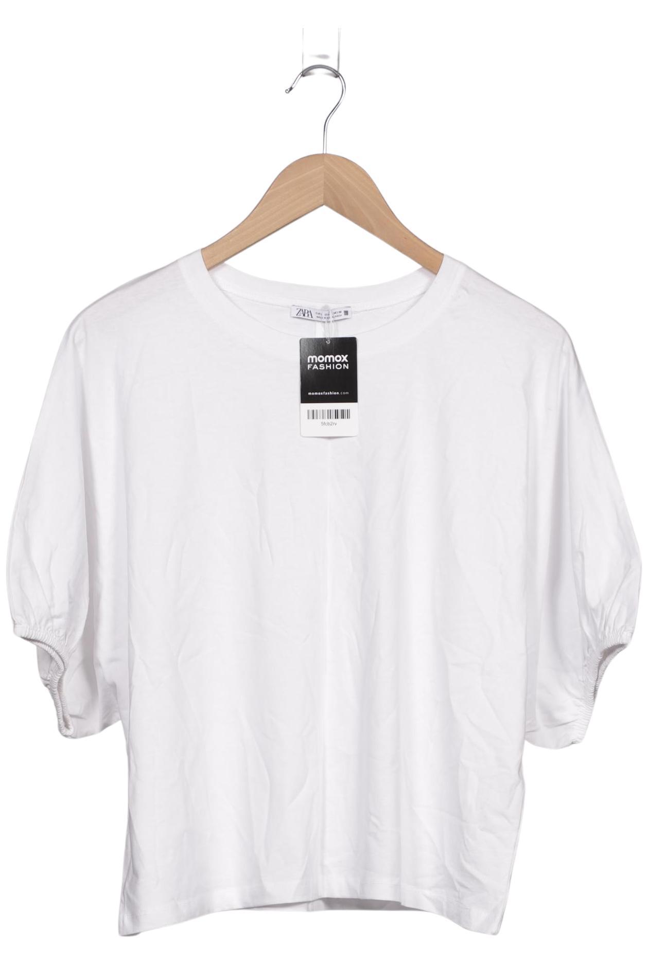 

Zara Damen T-Shirt, weiß, Gr. 42