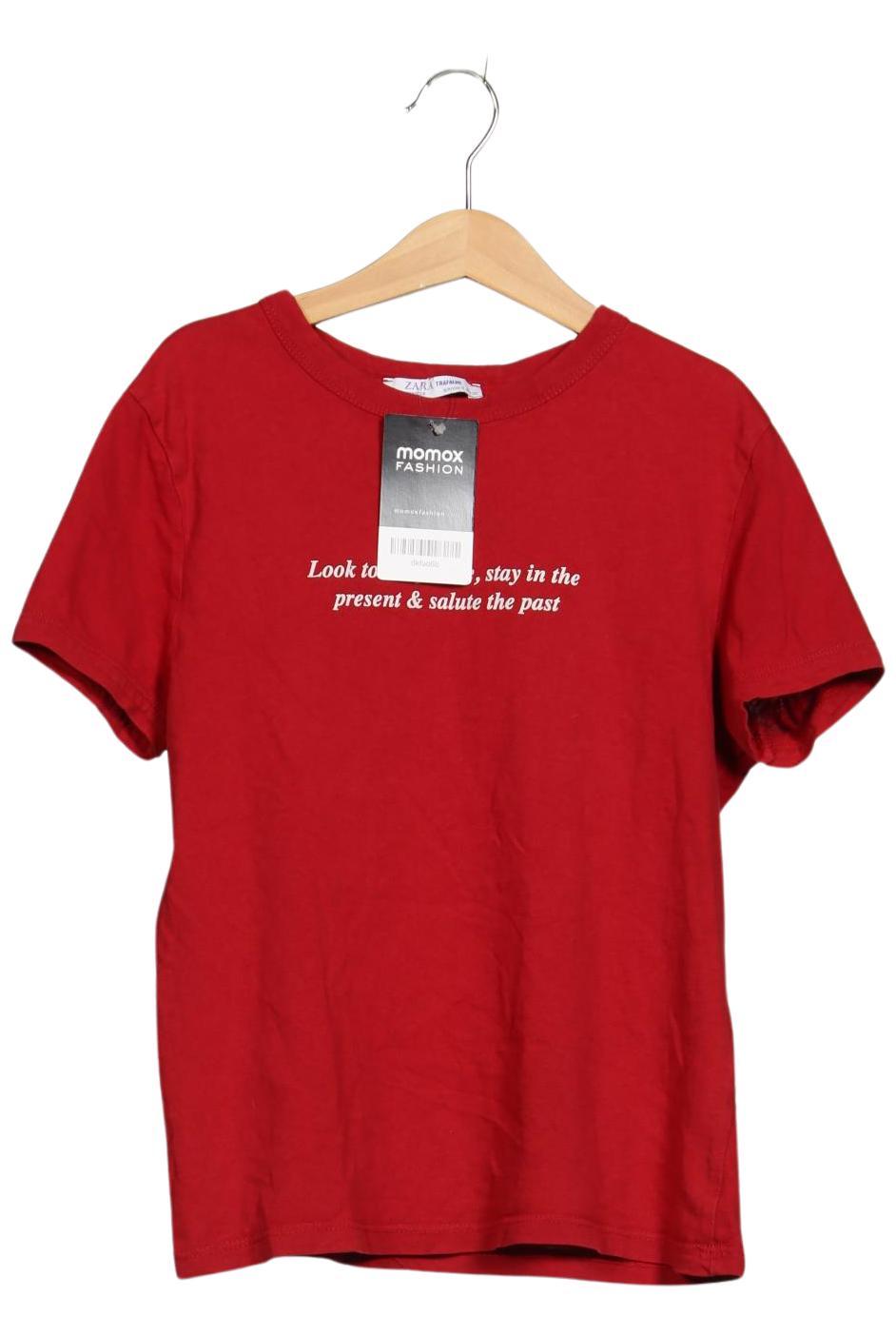 

Zara Damen T-Shirt, rot, Gr. 36