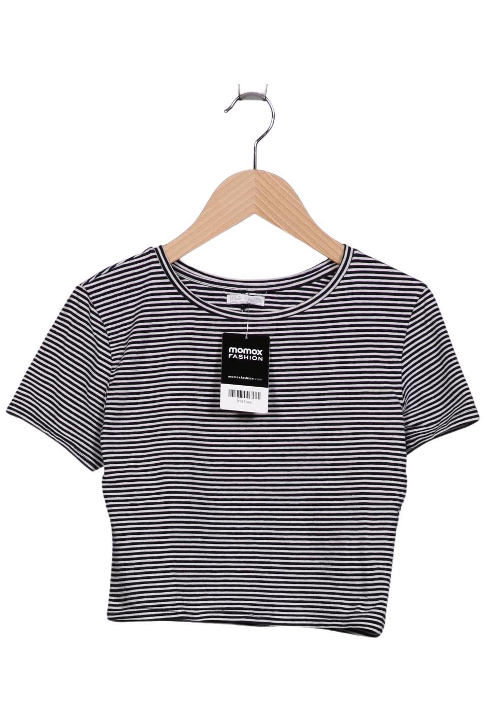 

Zara Damen T-Shirt, schwarz, Gr. 38