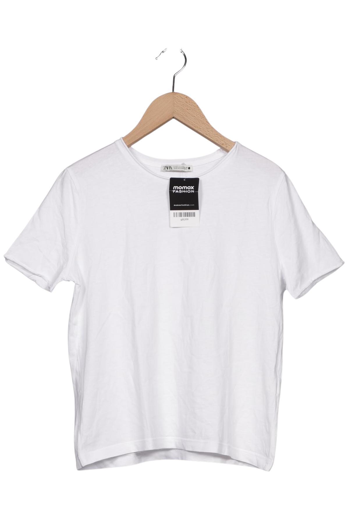 

Zara Damen T-Shirt, weiß, Gr. 36